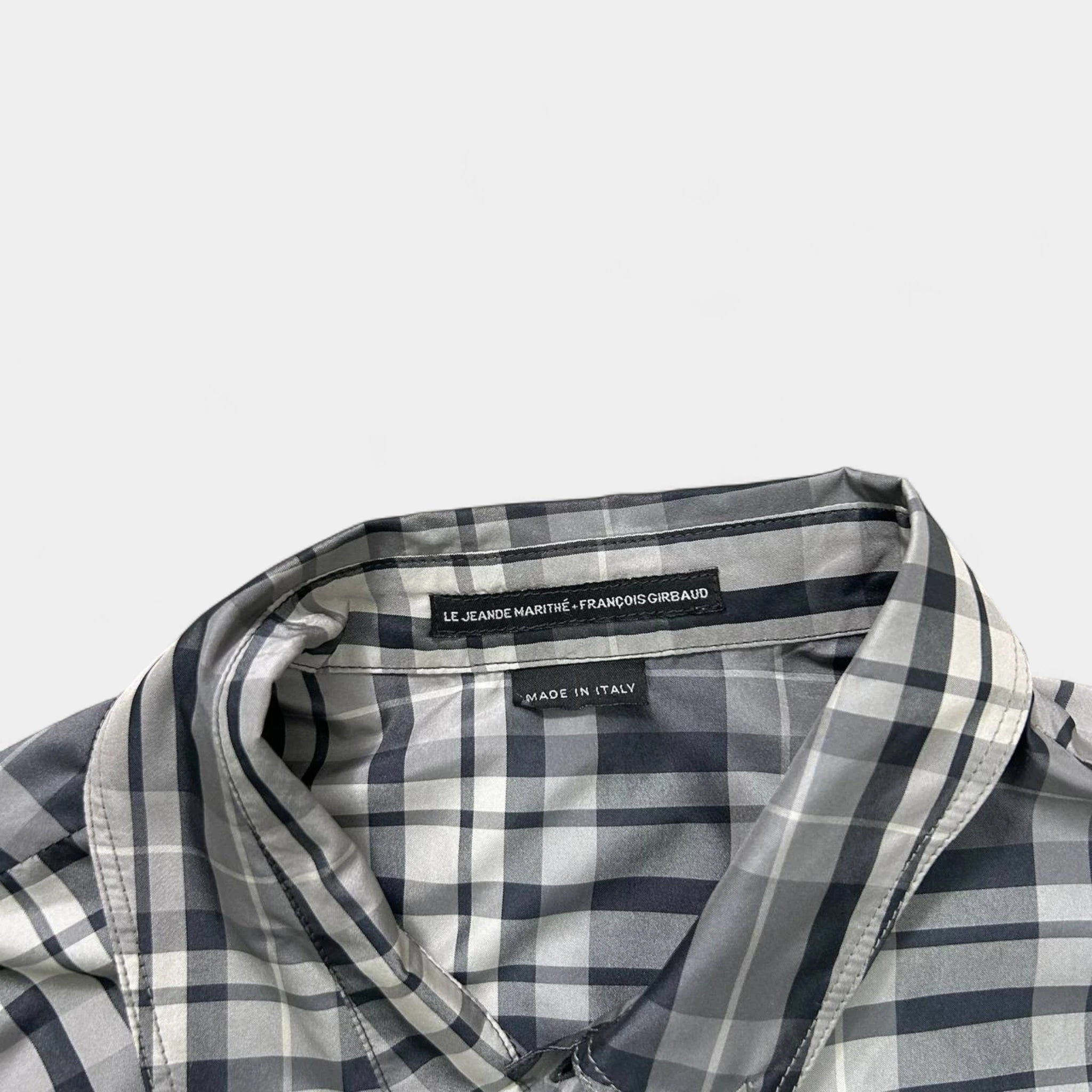 Marithé + François Girbaud Plaid Longsleeve Dress