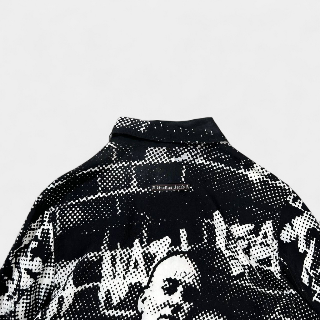 Jean Paul Gaultier 1997 "F*ck Racism" Print Shirt