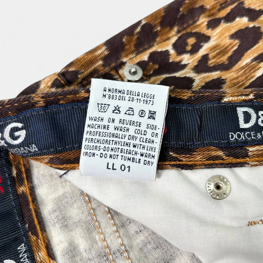 Dolce & Gabbana Leopard Skinny Jeans