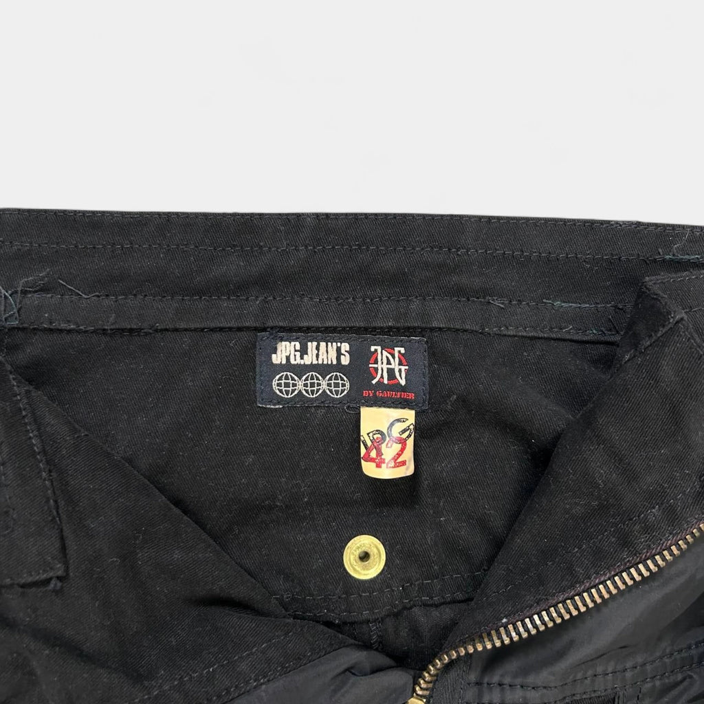 Jean Paul Gaultier AW03 Bondage Black Cargo Pants