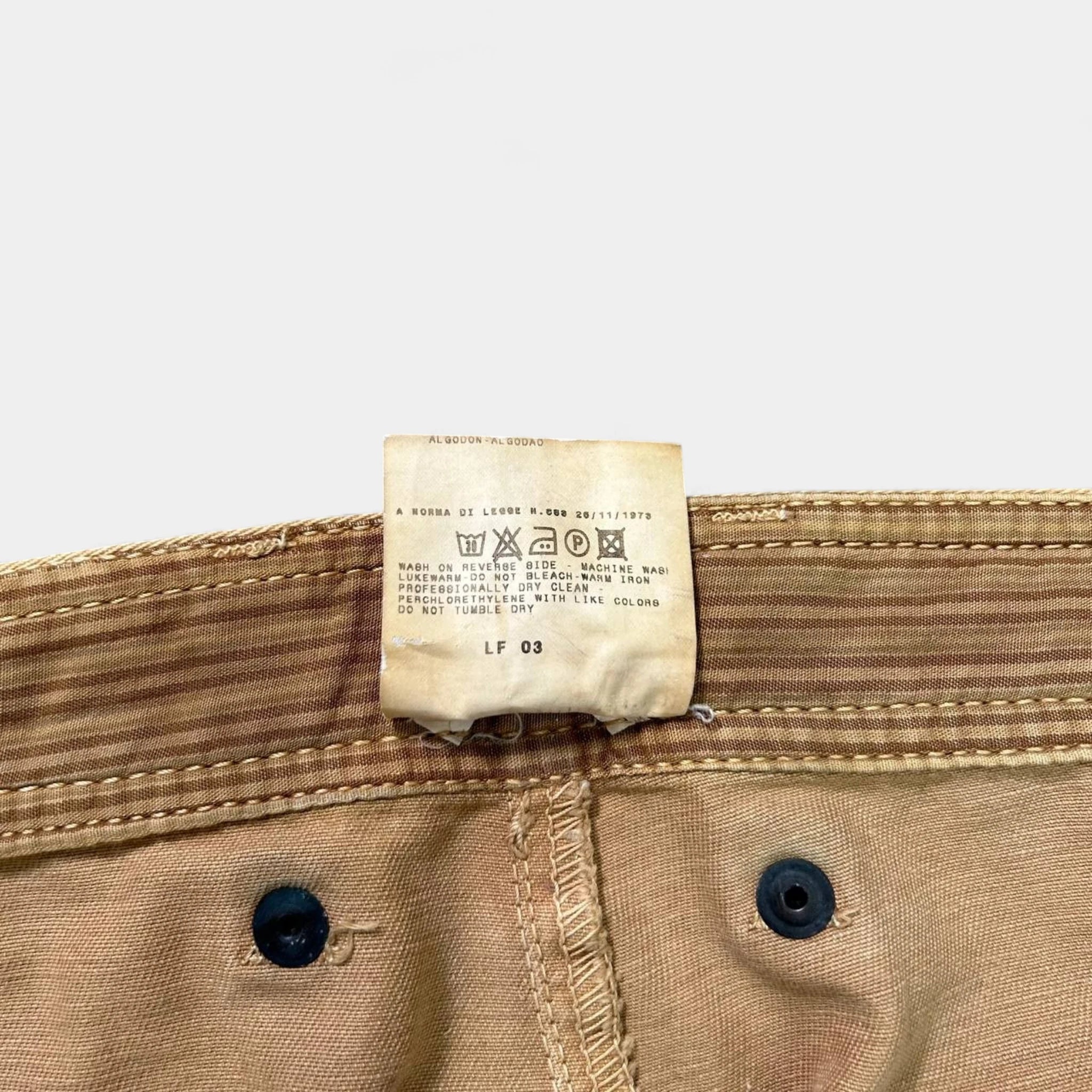 Dolce & Gabbana Carpenter Beige Pants