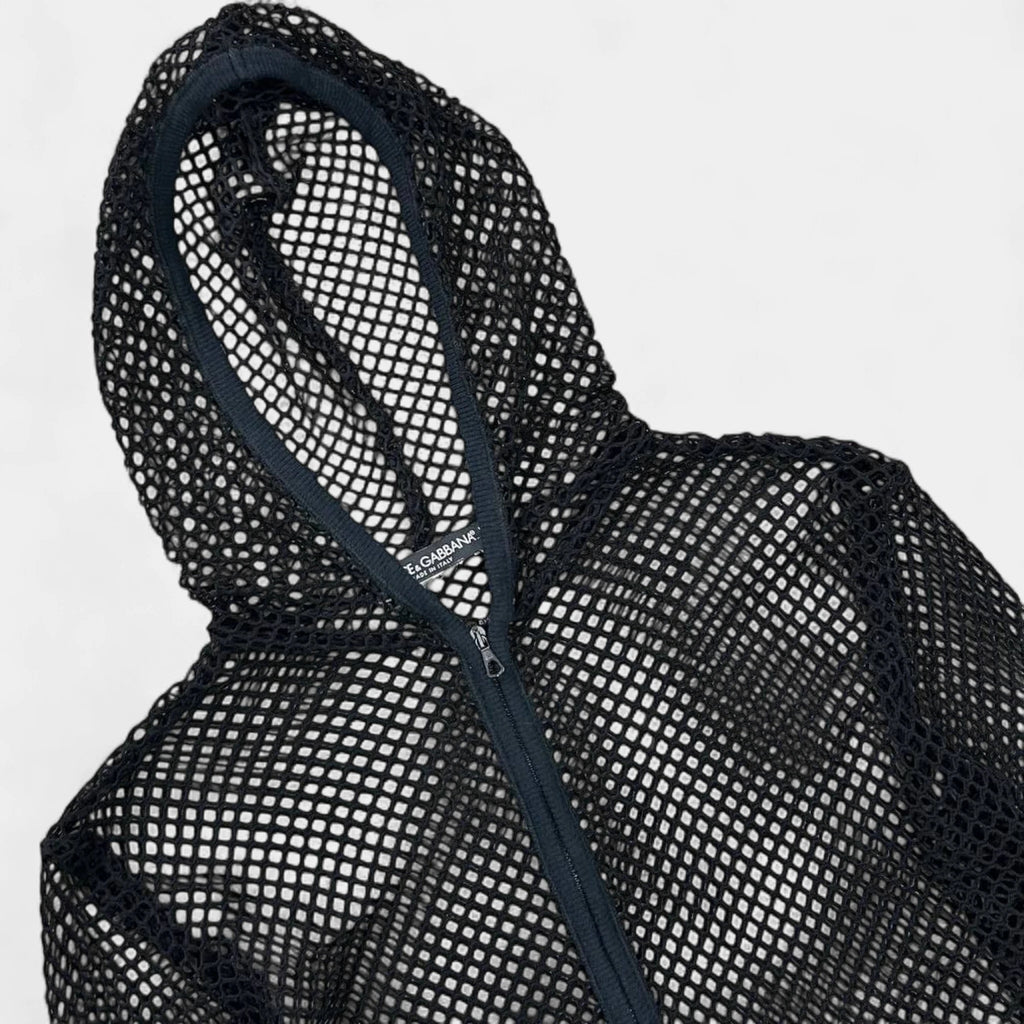 Dolce & Gabbana SS2003 Fishnet Zip-Up Hoodie