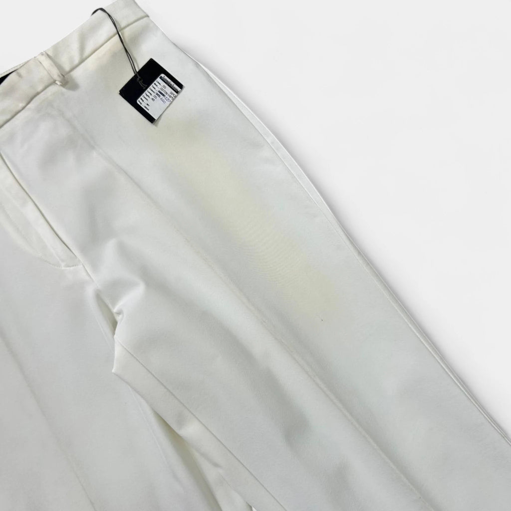 Marithé + François Girbaud White Straight Leg Pants