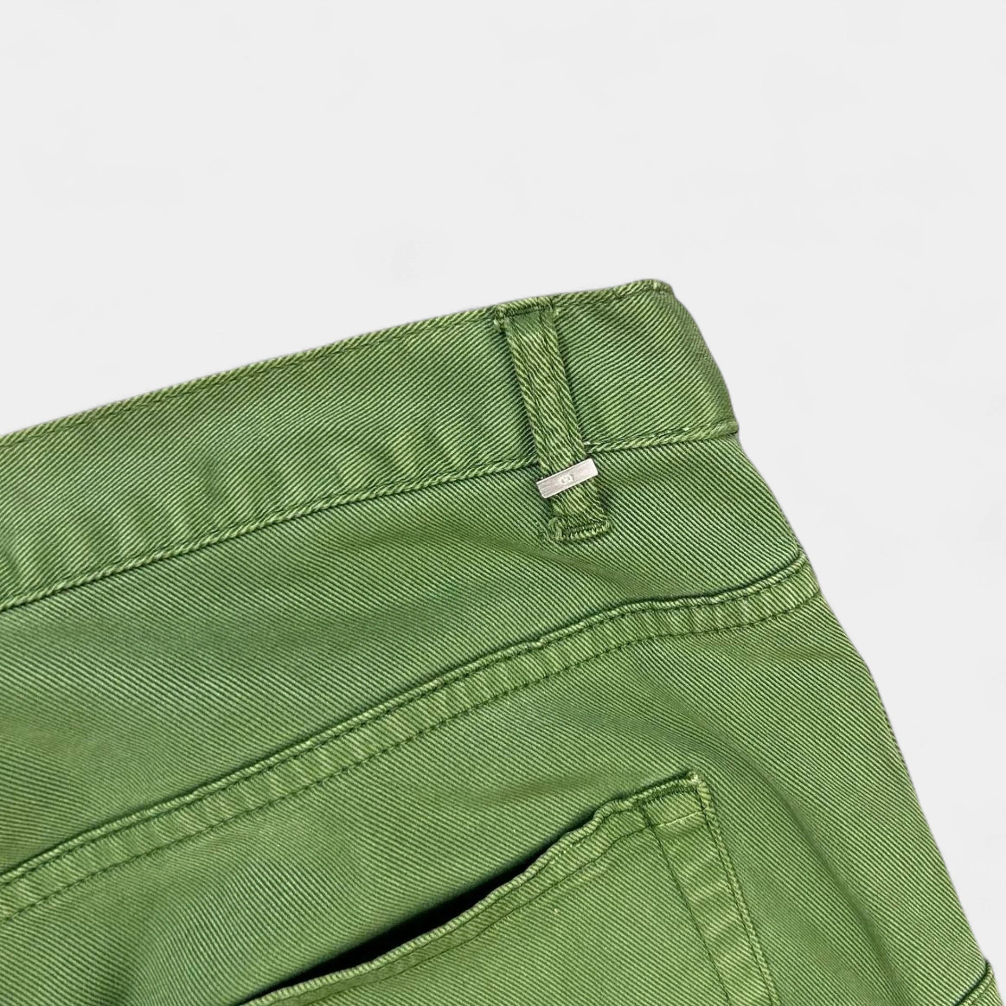Dior Homme by Hedi Slimane Green Denim Jeans