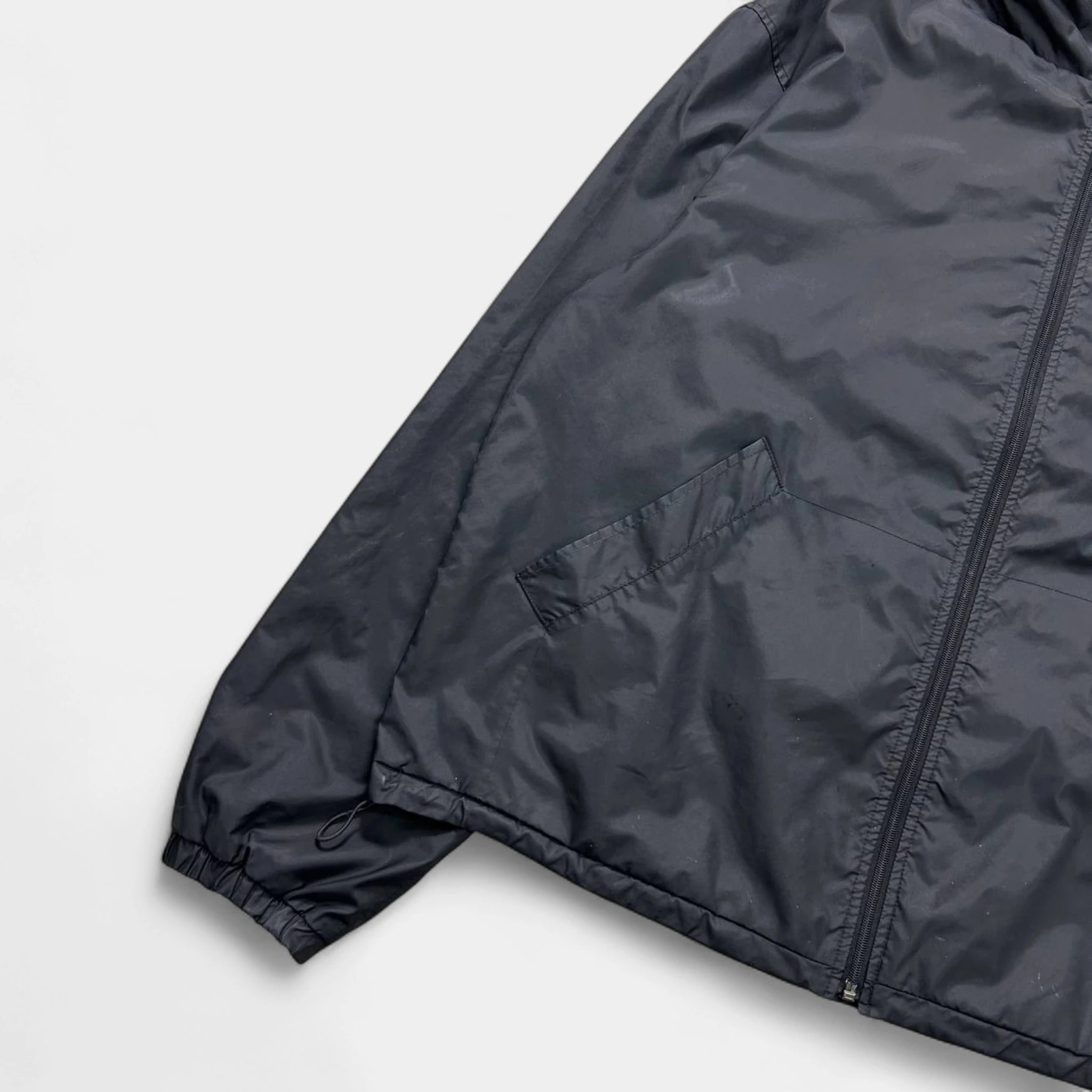 Armani 90s Black Nylon Sport Jacket