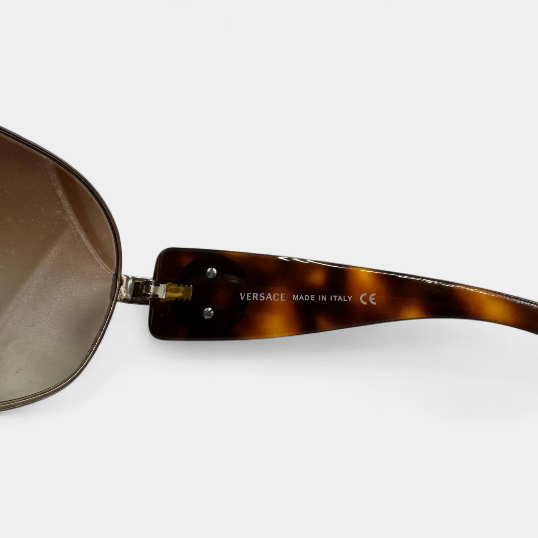 Versace 2000s Medusa Coin Sunglasses