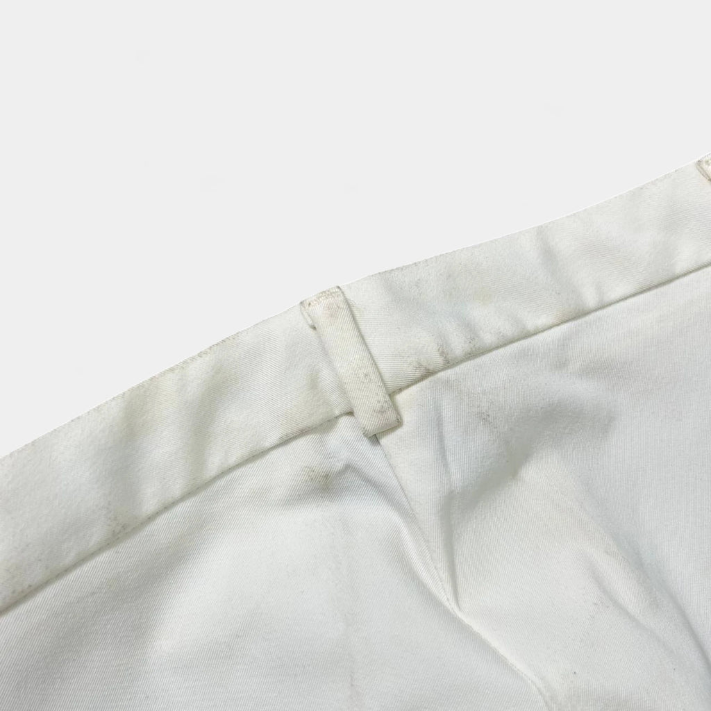 Marithé + François Girbaud White Straight Leg Pants