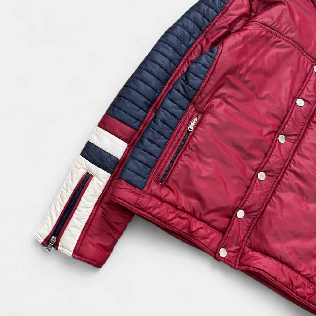 Dolce & Gabbana D&G Moto Red Puffer Jacket