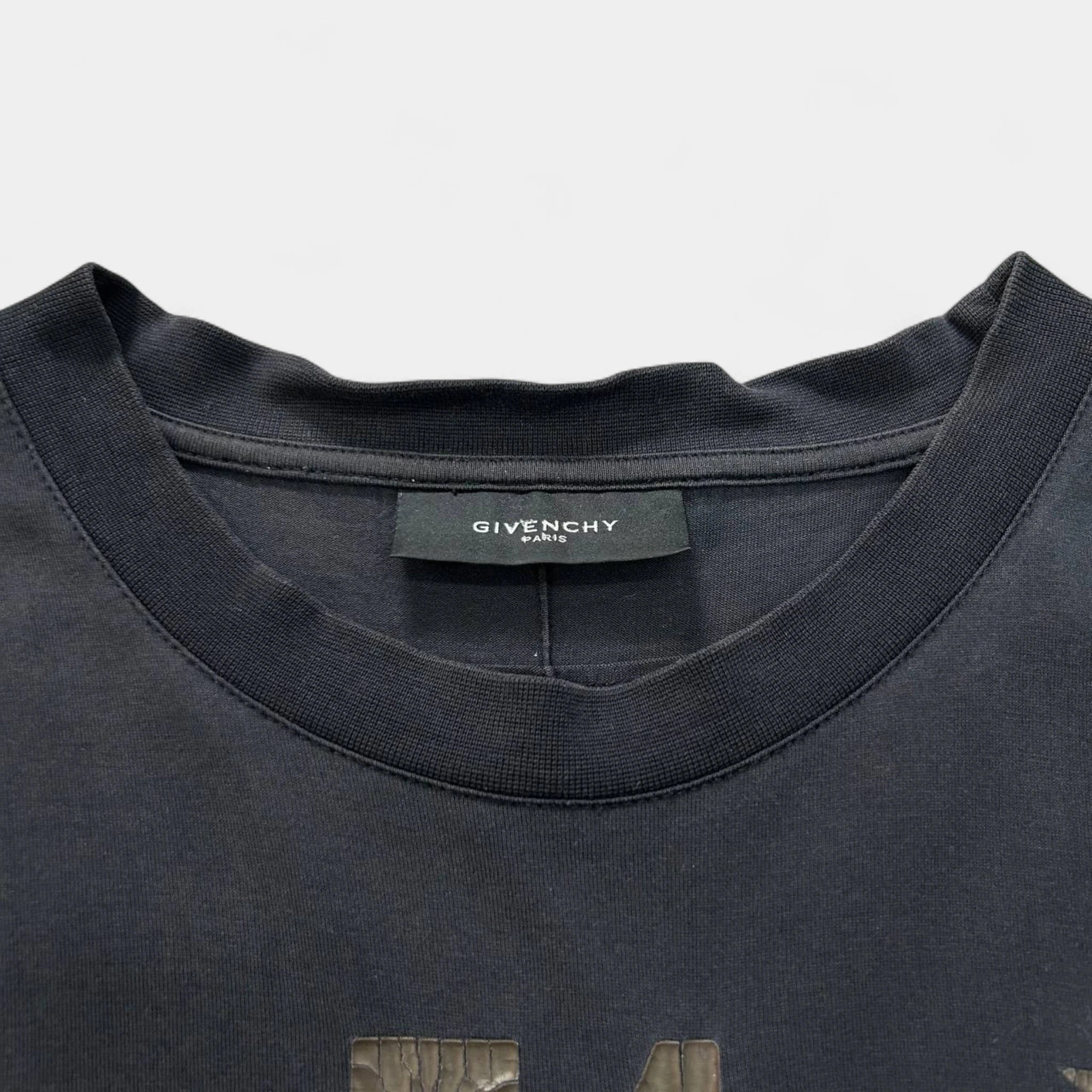 Givenchy by Riccardo Tisci Vintage Black "Satana 74" Graphic T-Shirt