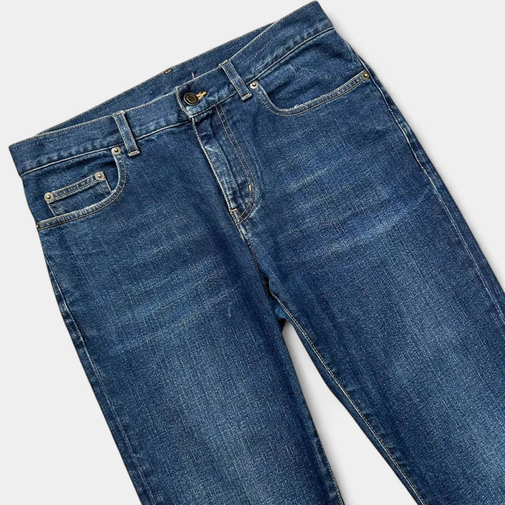 Saint Laurent 2016 Skinny Indigo Blue Denim Pants