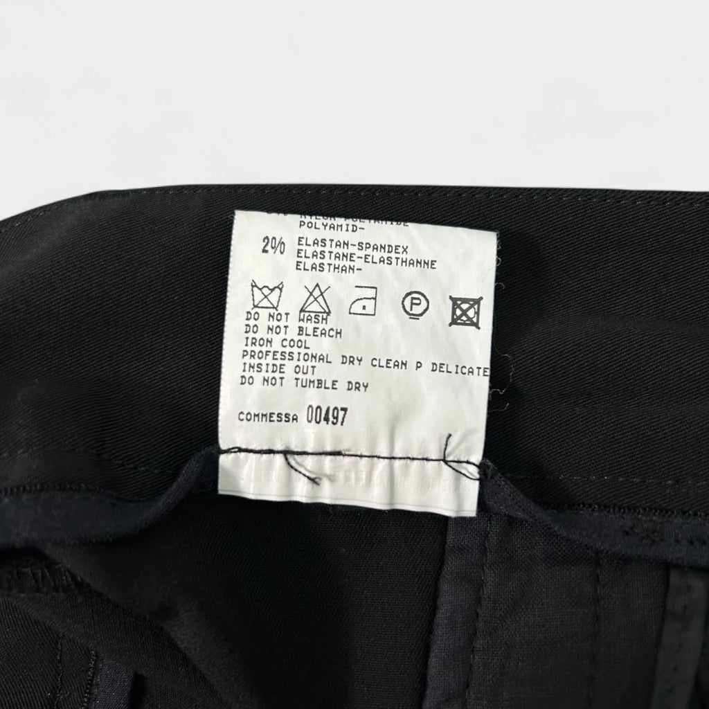 Marithé + François Girbaud Black Technical Style Pants