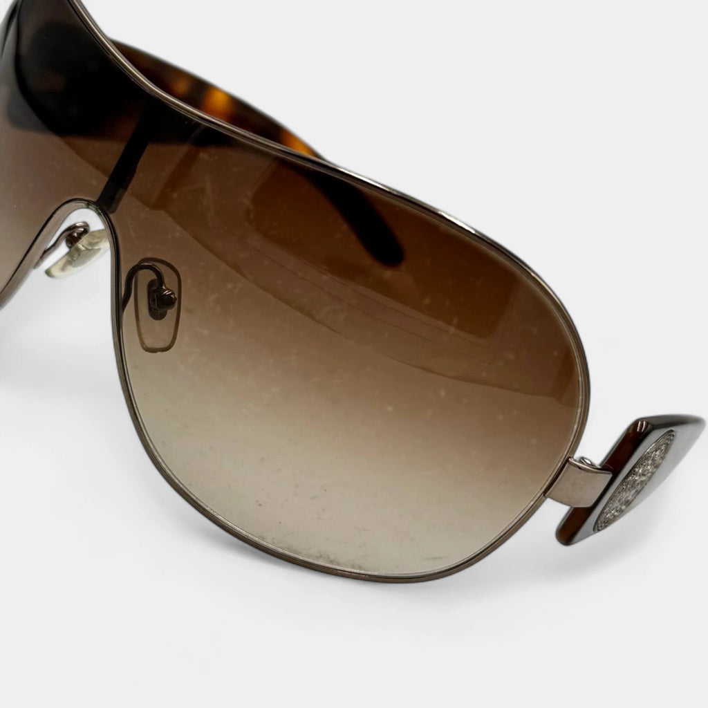 Versace 2000s Medusa Coin Sunglasses