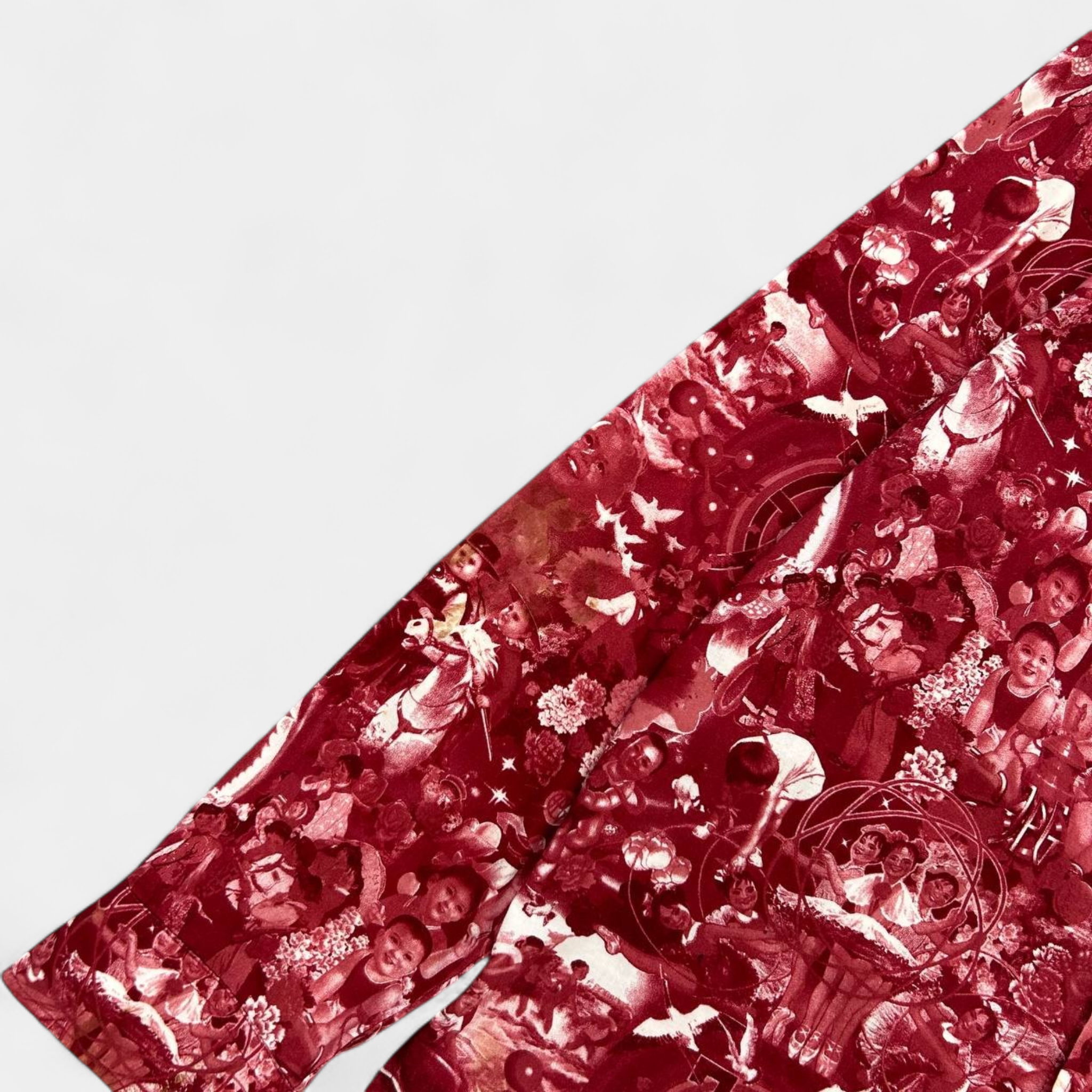 Jean Paul Gaultier 2000s Red Chinese Propaganda Button Shirt