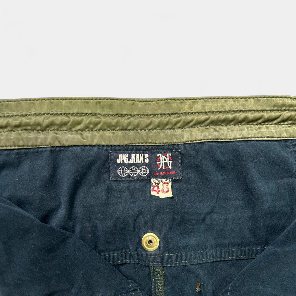 Jean Paul Gaultier AW03 Satin Green Cargo Pants