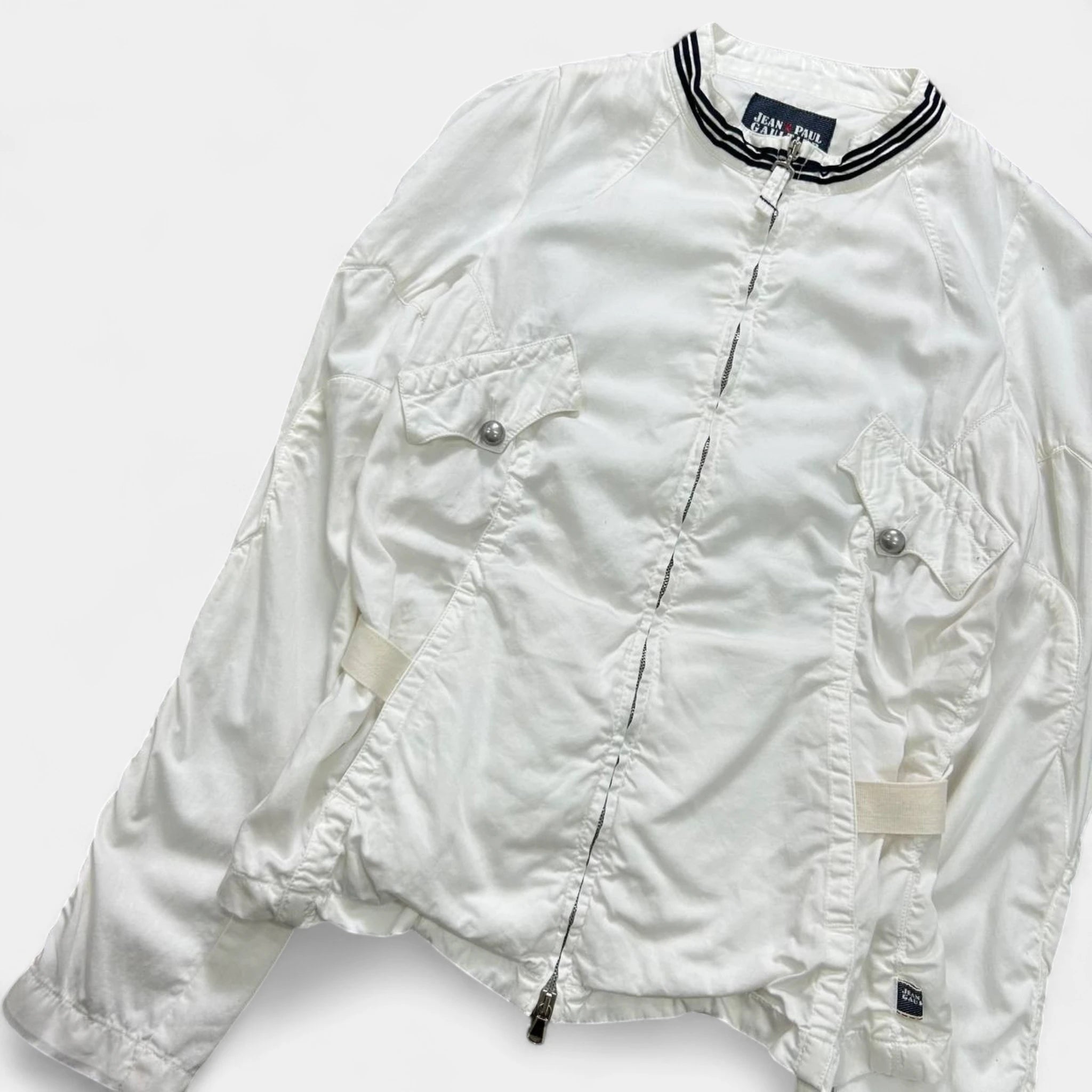 Jean Paul Gaultier Vintage White Technical Jacket