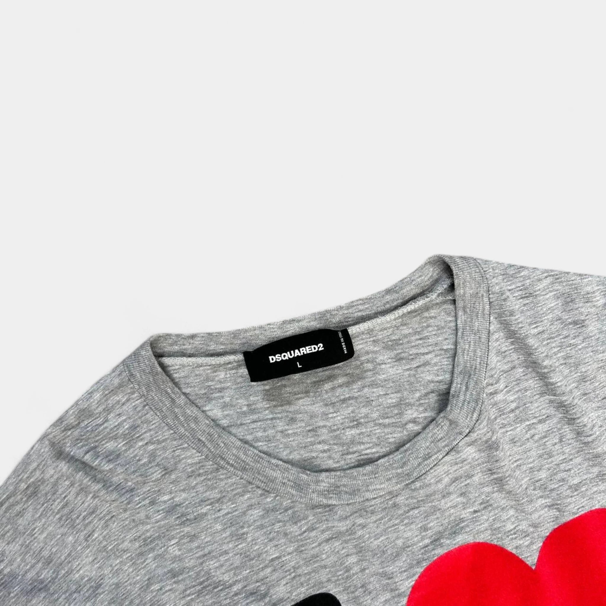 Dsquared2 2010s Graphic Grey T-Shirt