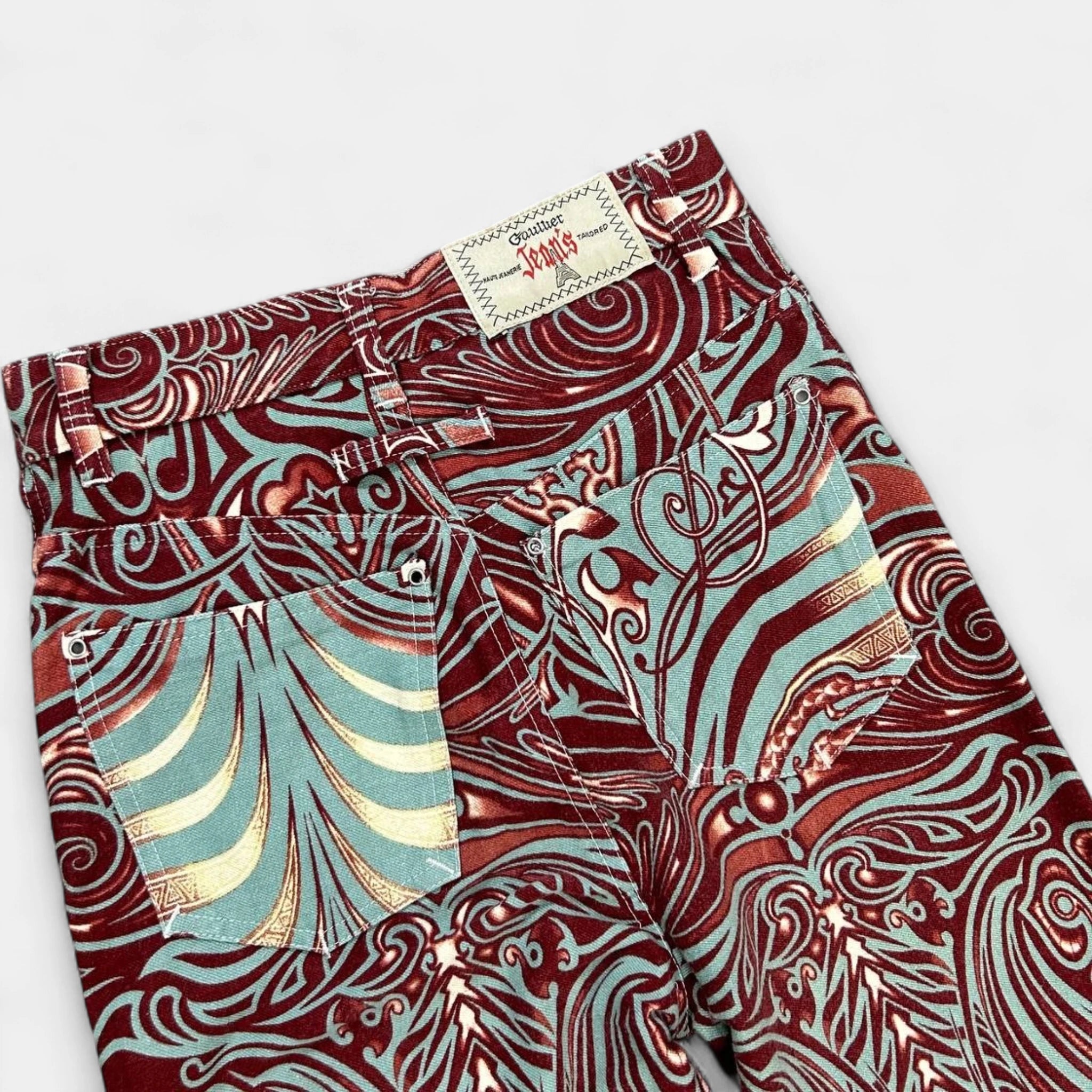 Jean Paul Gaultier 2000's Tribal Pattern Pants