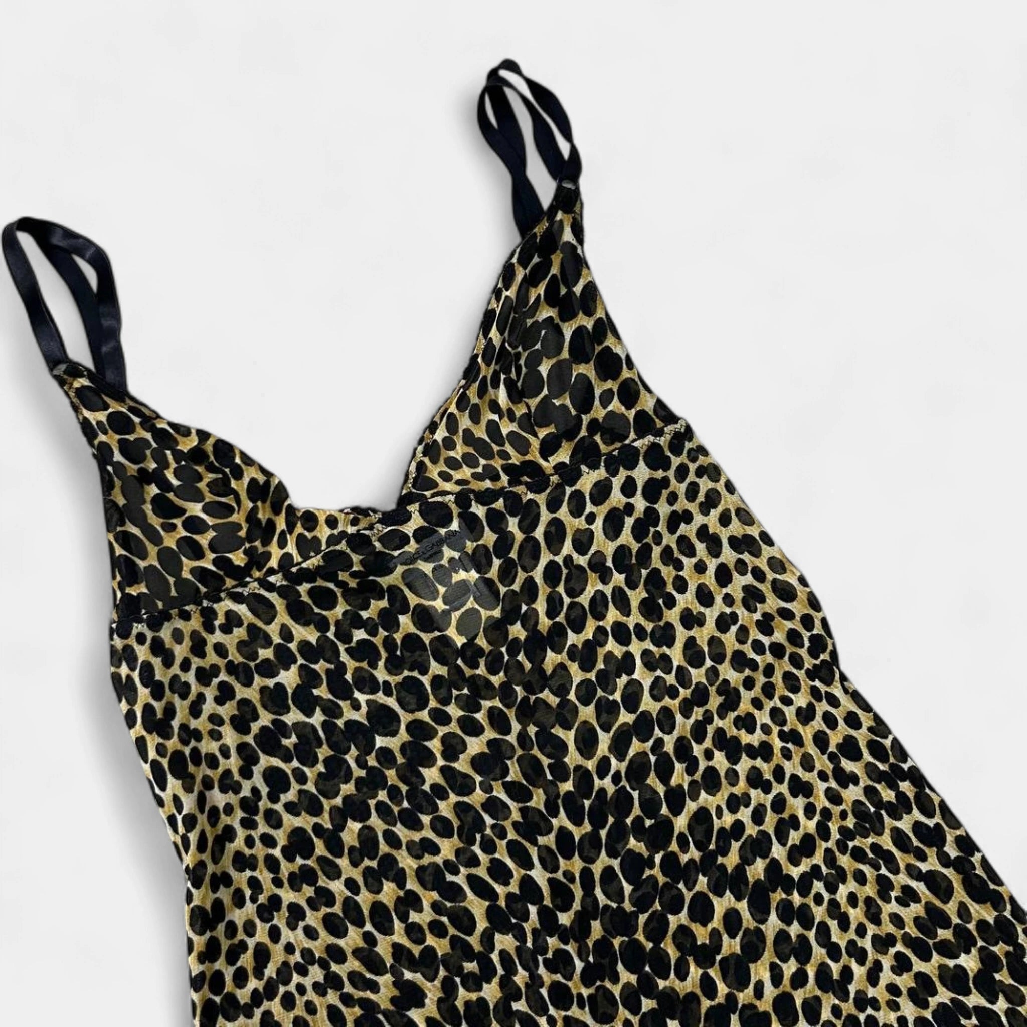 Dolce & Gabbana Intimo Leopard Slip Dress