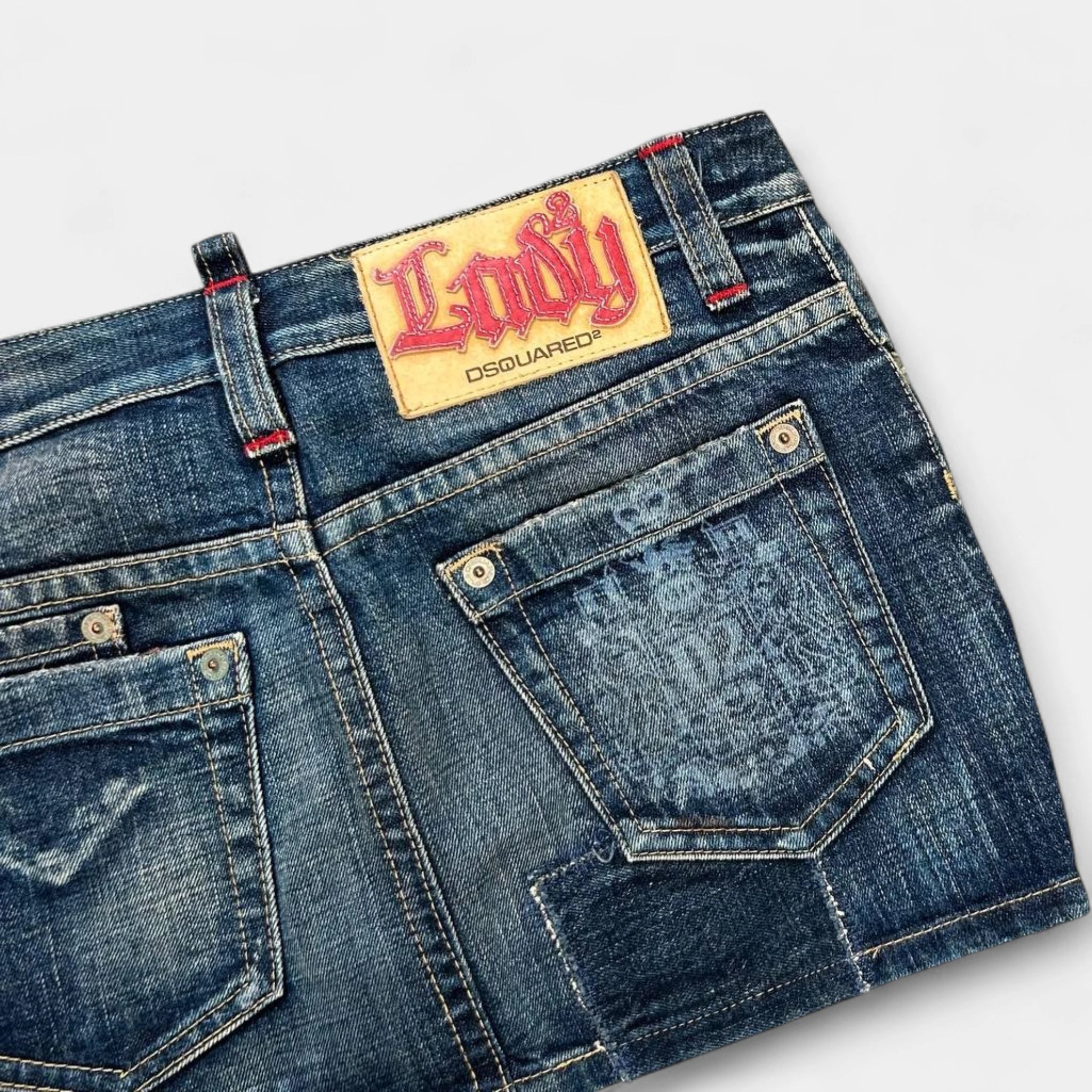Dsquared2 Vintage Lady Denim Skirt