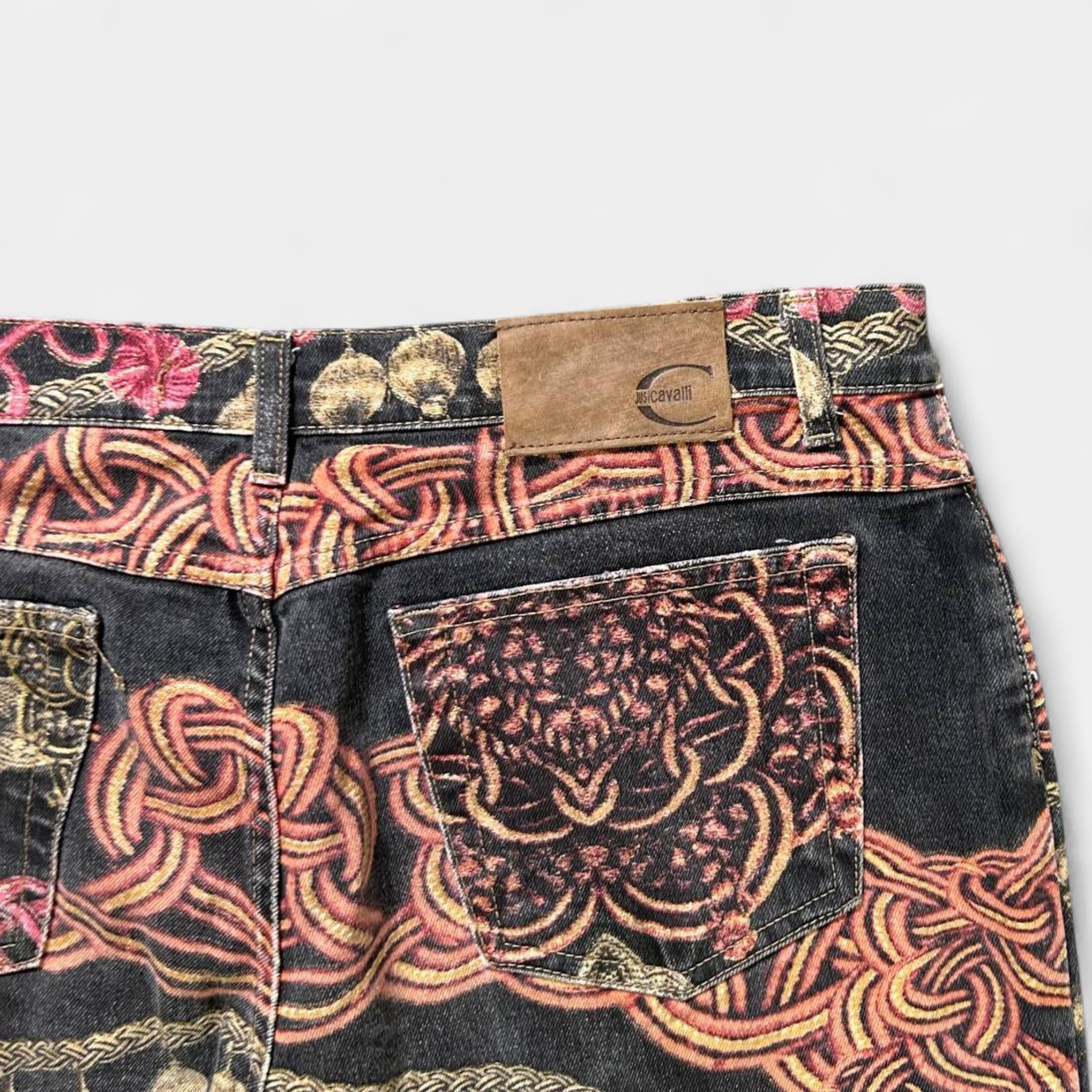 Cavalli Link and Scarf Capri Shorts