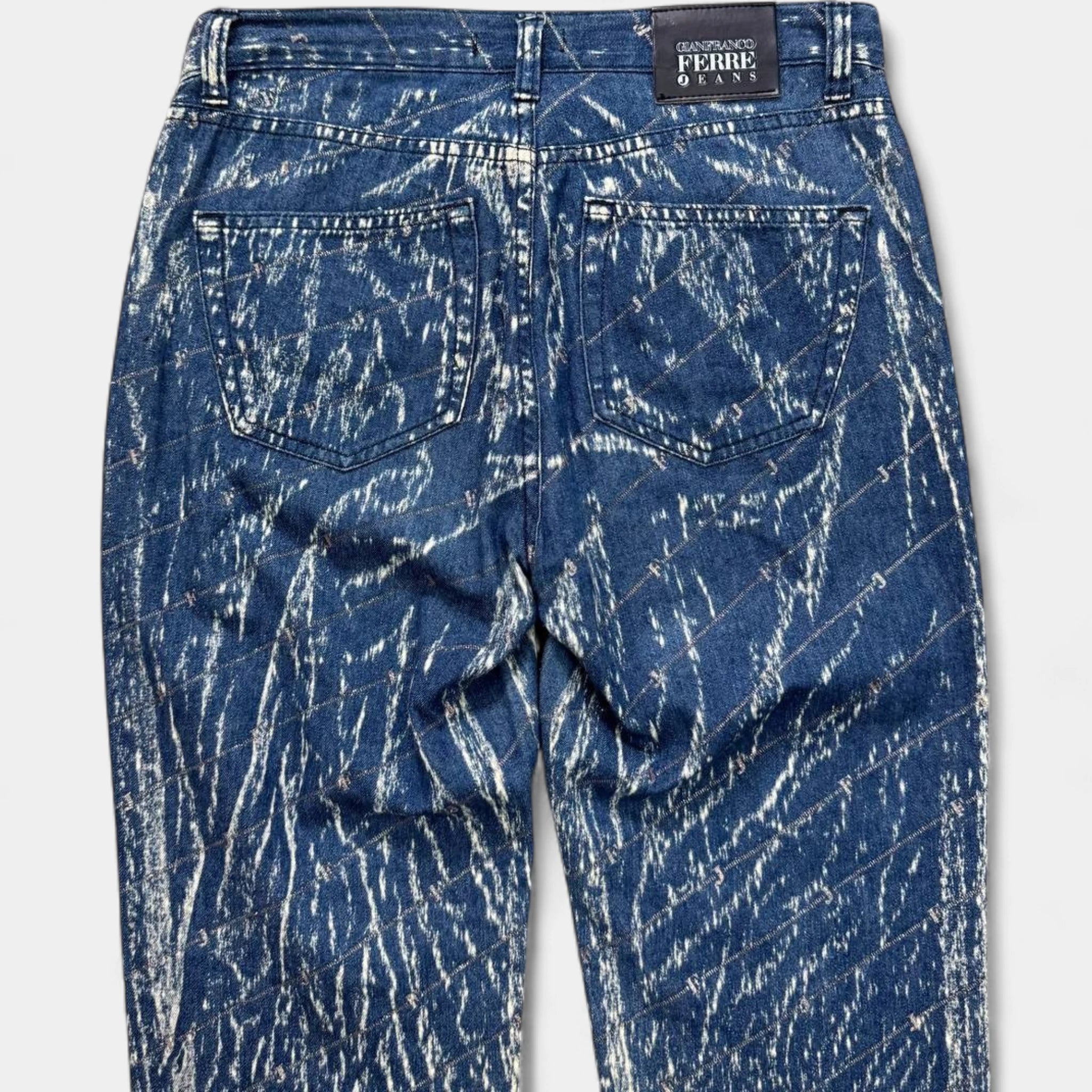 Gianfranco Ferré Glitter Flare Jeans