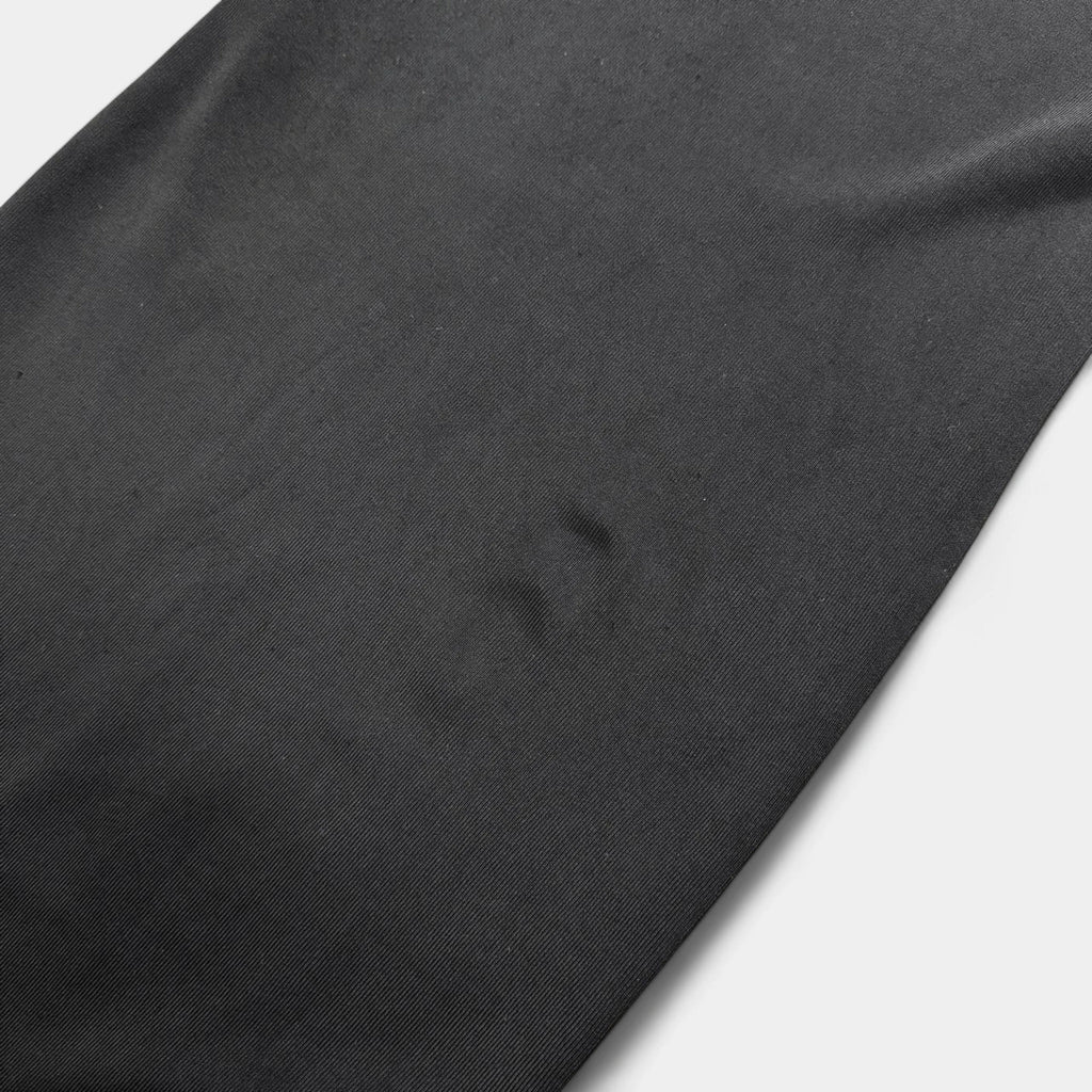 Gucci by Tom Ford 90s Black Knit Bamboo Shoulder Dress