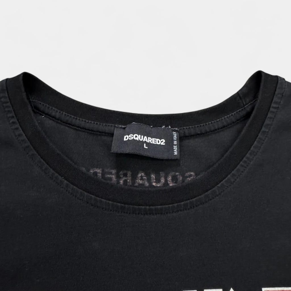 Dsquared2 Metal Rock Skeleton Graphic T-Shirt