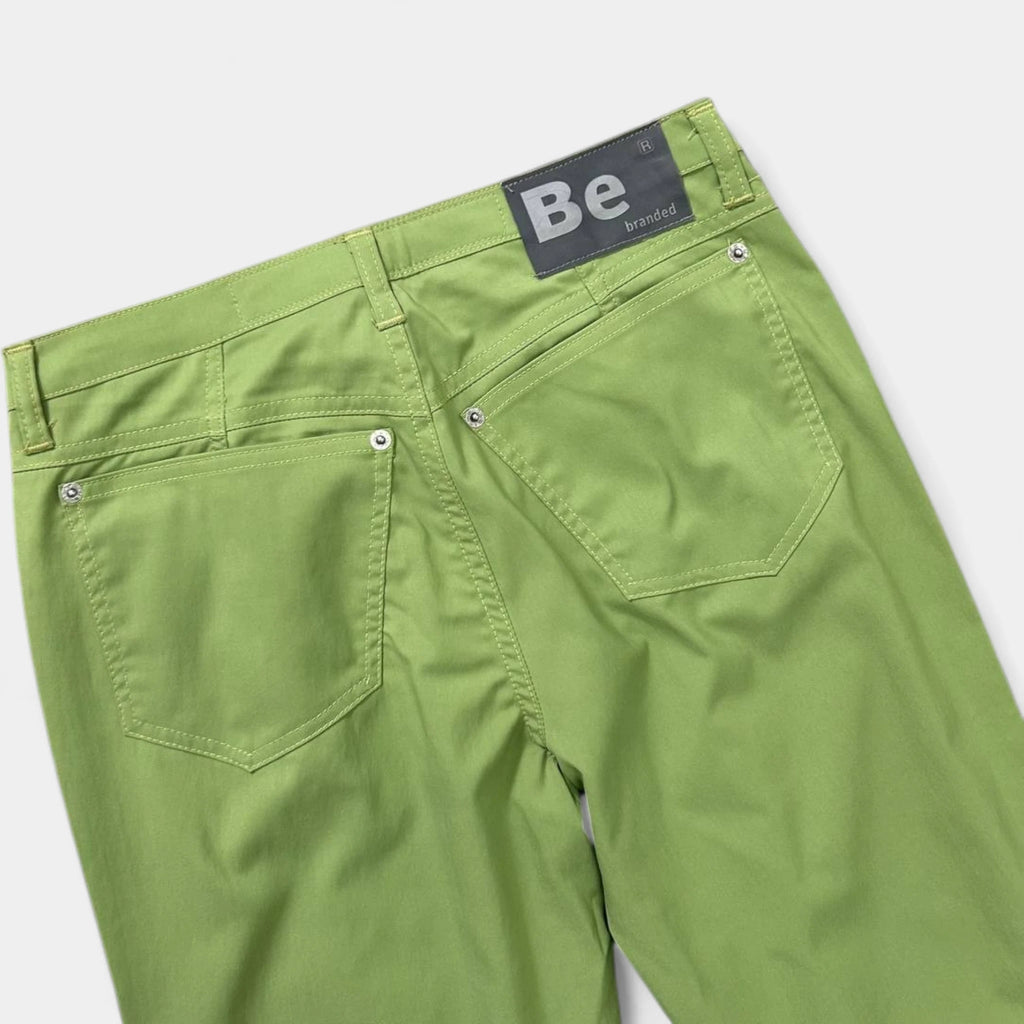 Marithé + François Girbaud Technical Nylon Green Matcha Pants