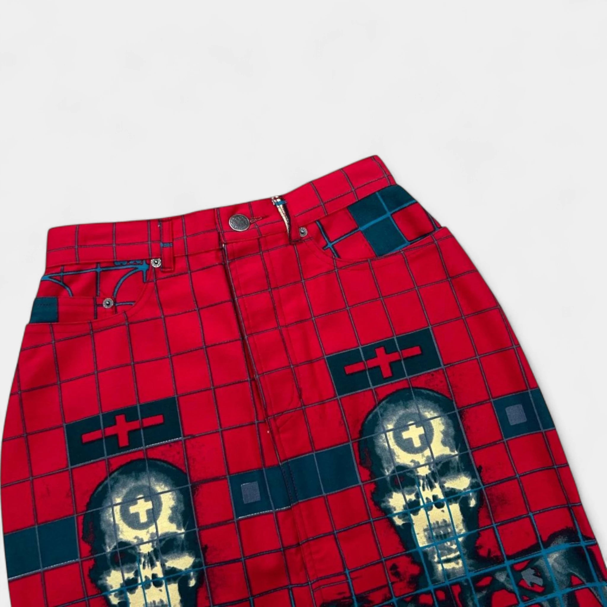 Jean Paul Gaultier 1996 "Cyberbaba" X-Ray Skeleton Skirt