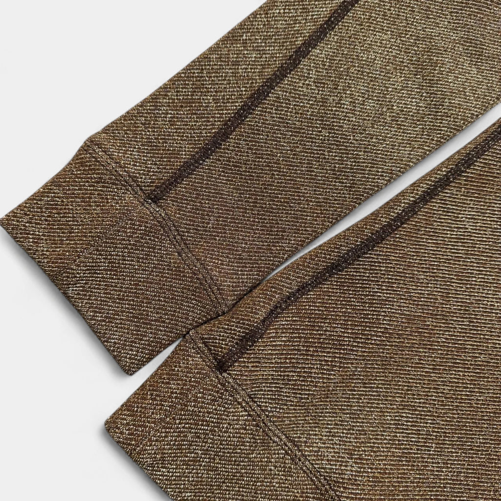 Comme des Garçons Tricot Full-Zip Gold Knit Jacket