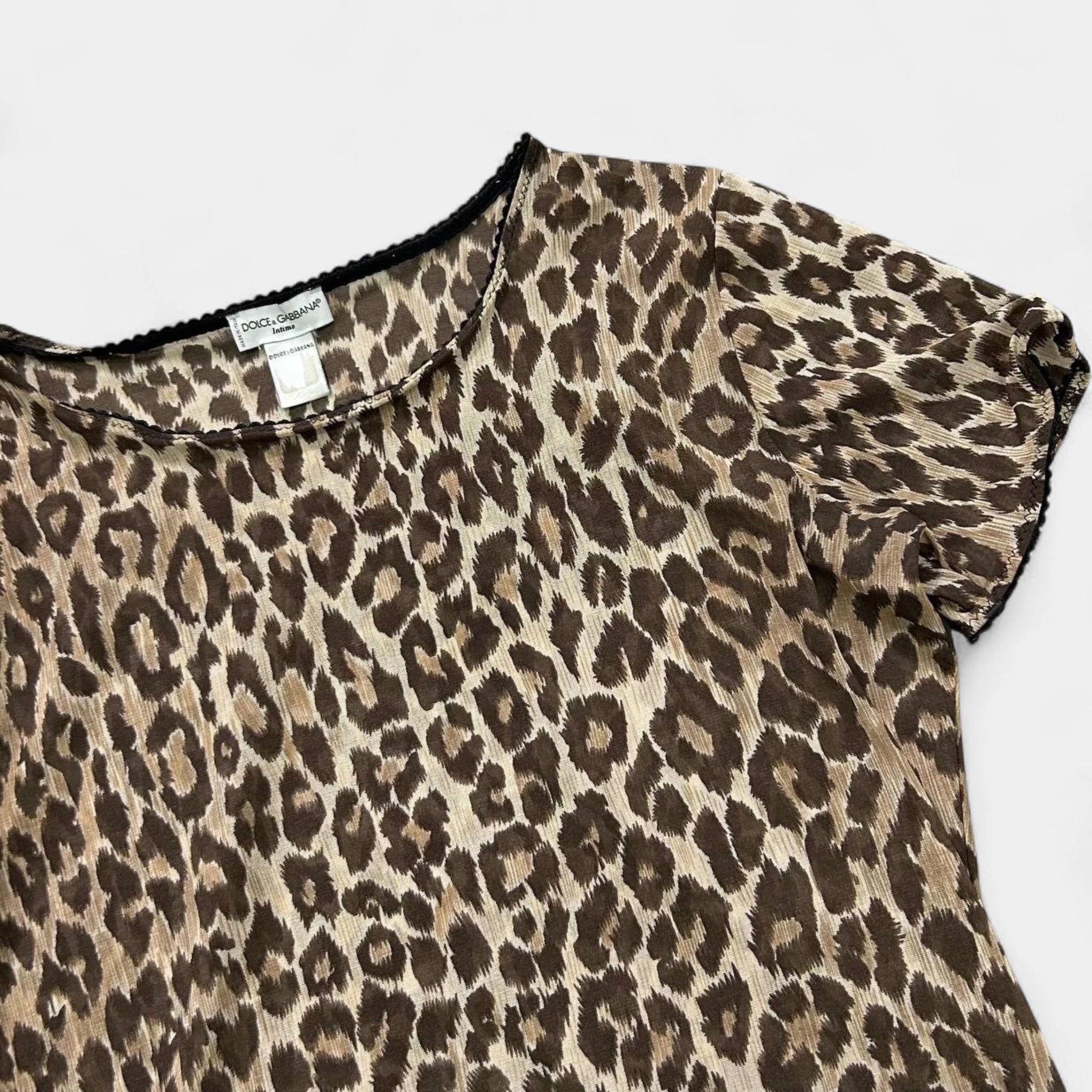 Dolce & Gabbana 2000s Leopard T-Shirt