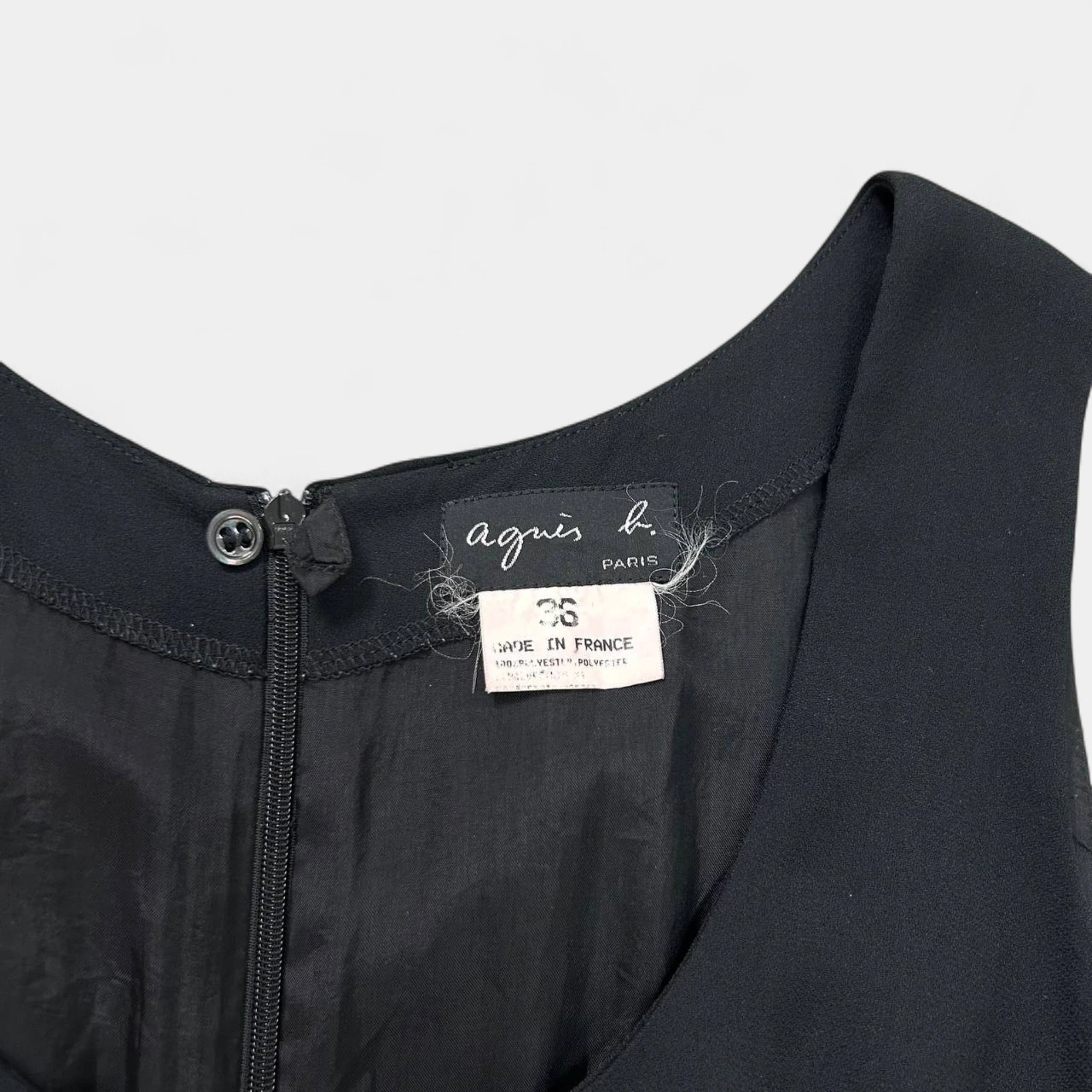 Agnès B. 90's Maxi Dress Black
