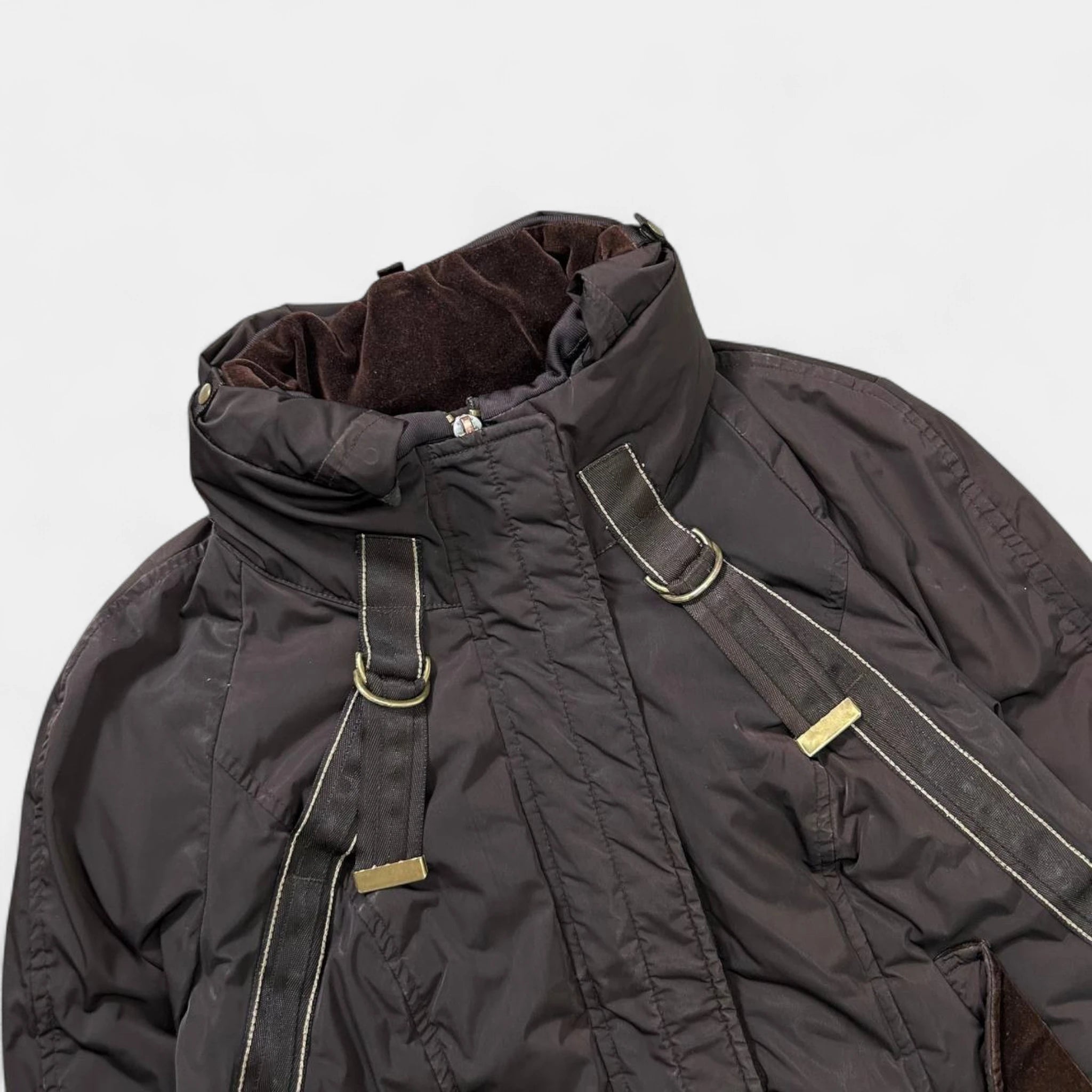 Marithé + François Girbaud Parachute Brown Jacket
