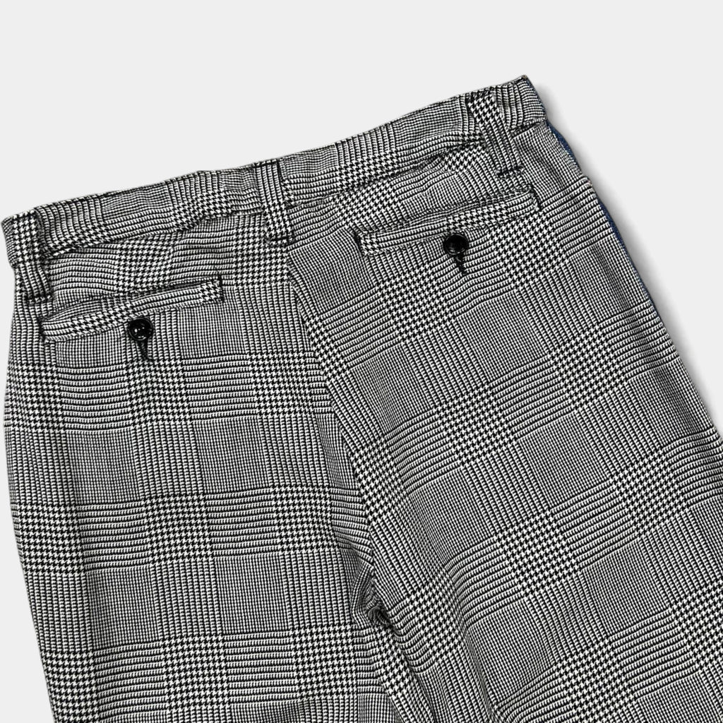 Dolce & Gabbana Glen Check Wool Hybrid Pants