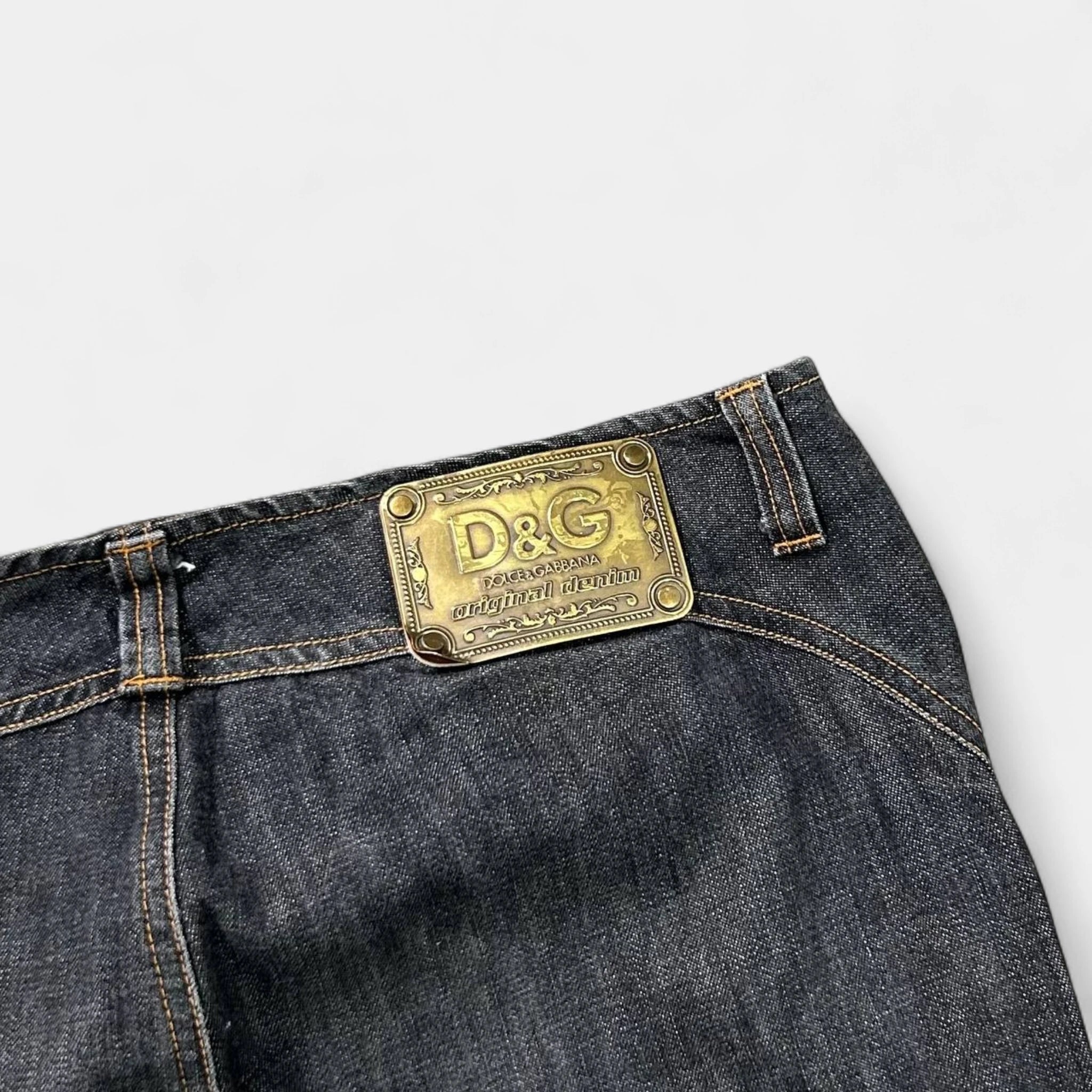 Dolce & Gabbana 2000's Denim Carpenter Pants