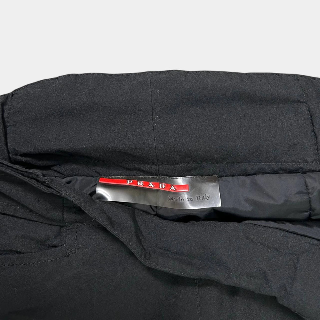 Prada 2000's Black Ski Pants