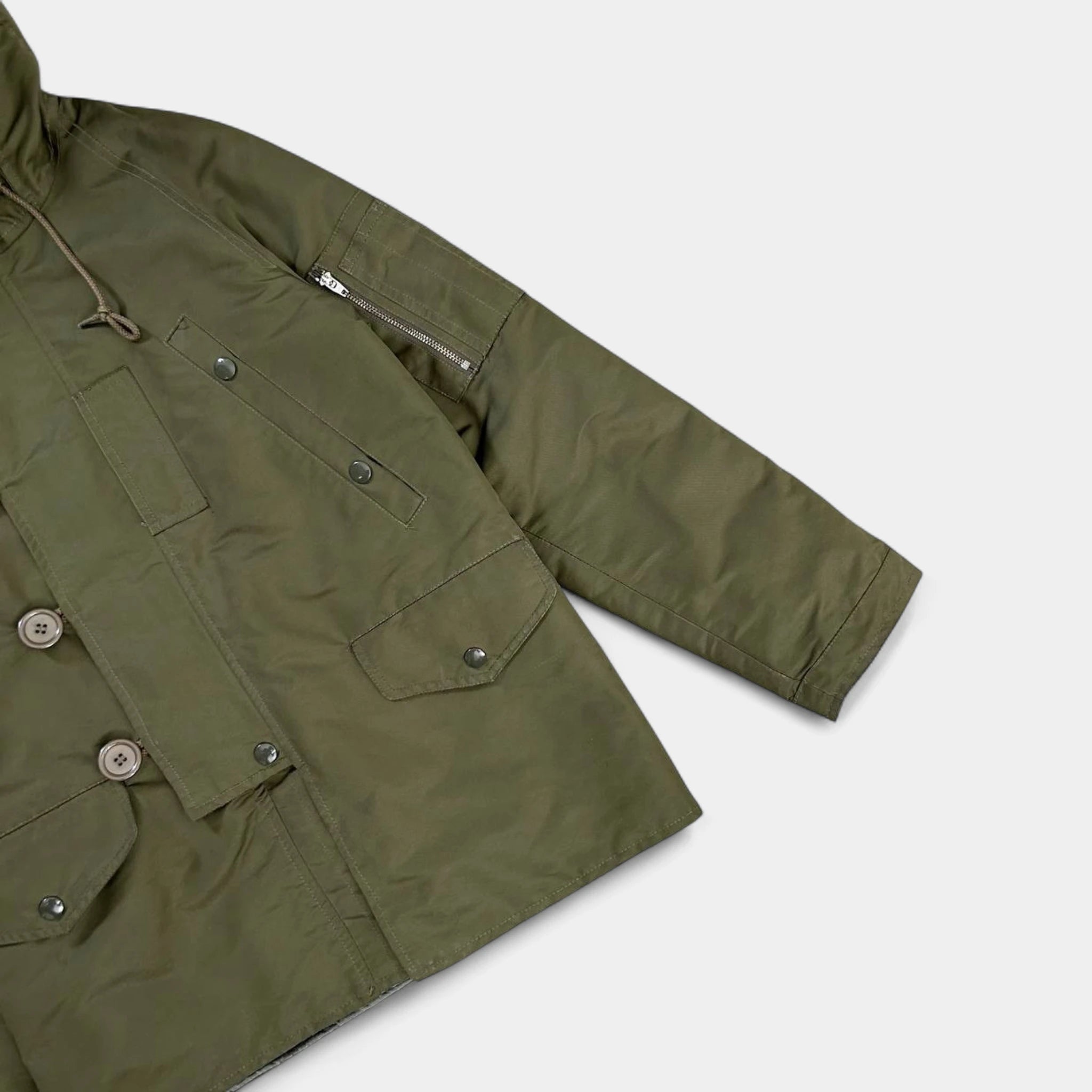 Lad Musician Explorer Green Parka Jacket