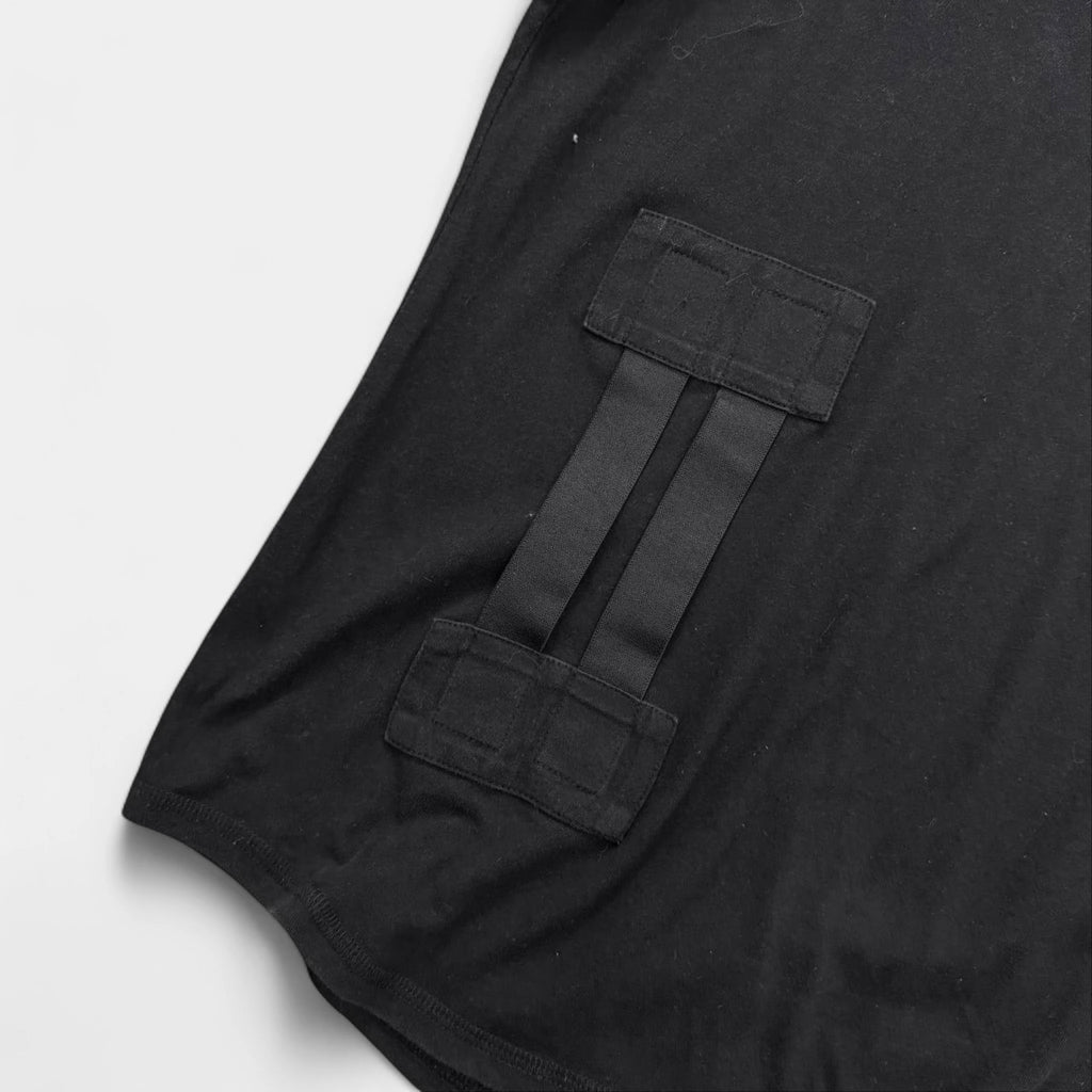 Helmut Lang Black Utilitarian Bondage Strap T-Shirt