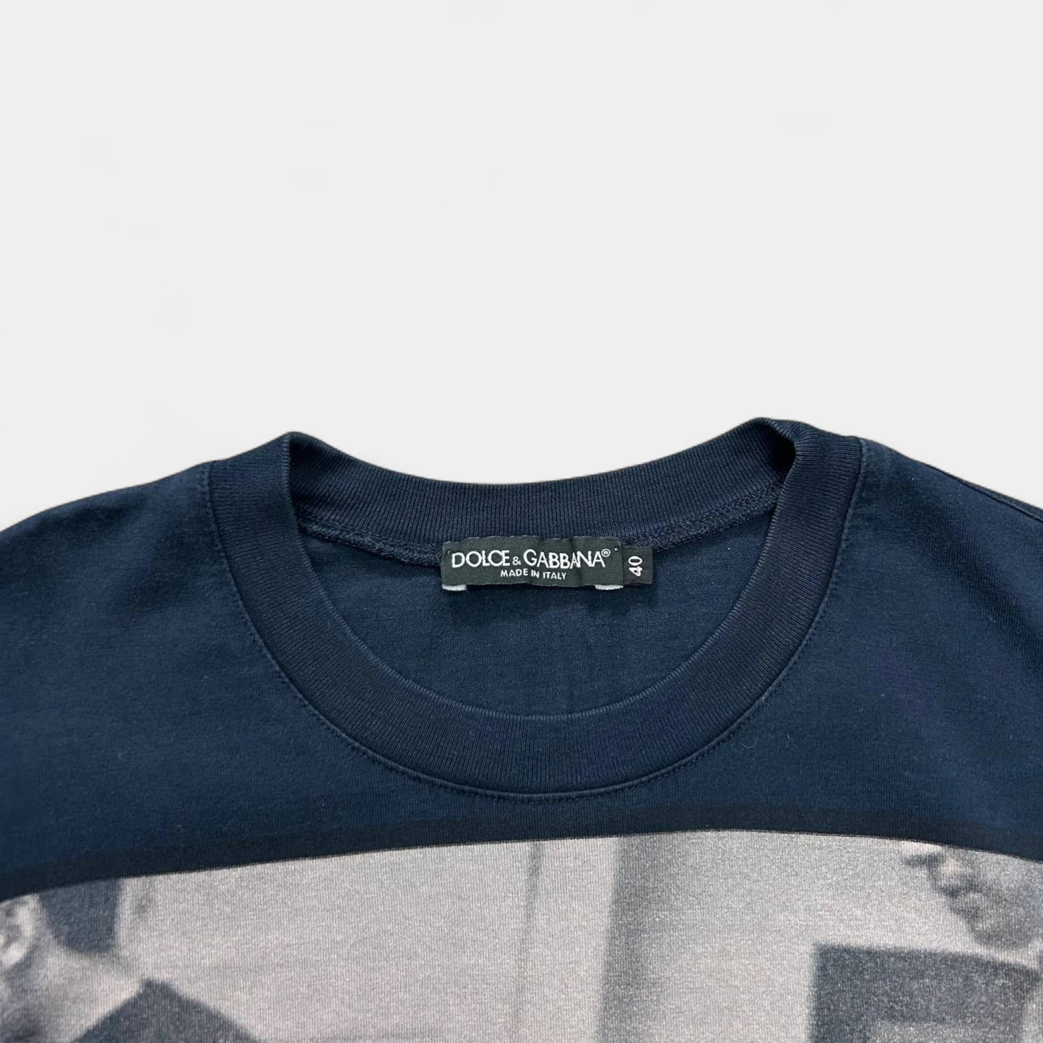 Dolce & Gabbana x James Dean Graphic Navy T-Shirt