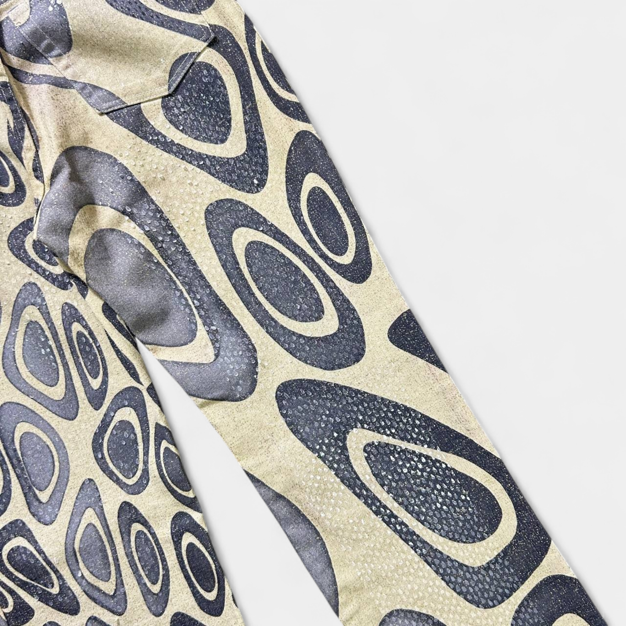 Roberto Cavalli Shiny Graphic Pants