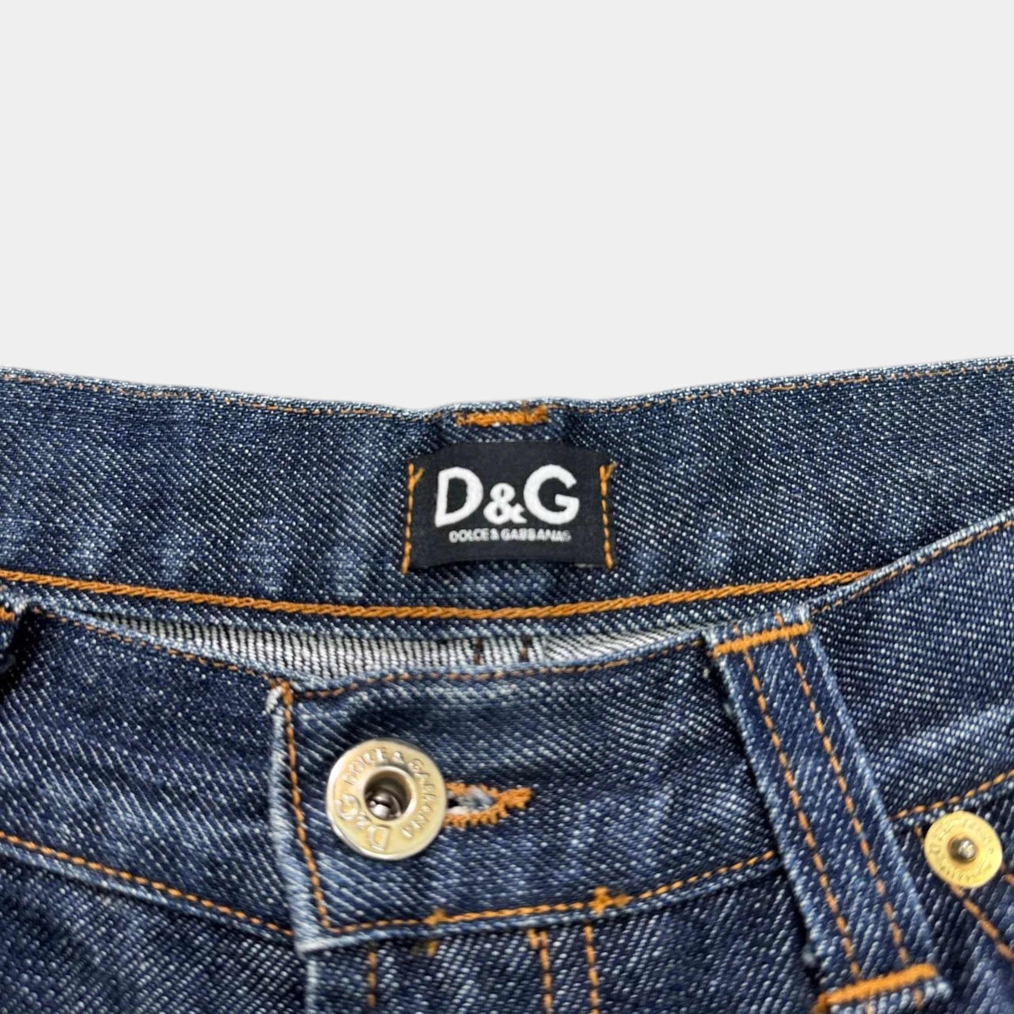 Dolce & Gabbana Studded Denim Jeans