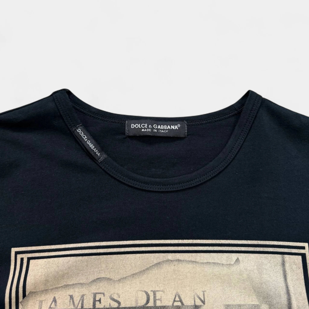 Dolce & Gabbana James Dean Black T-Shirt