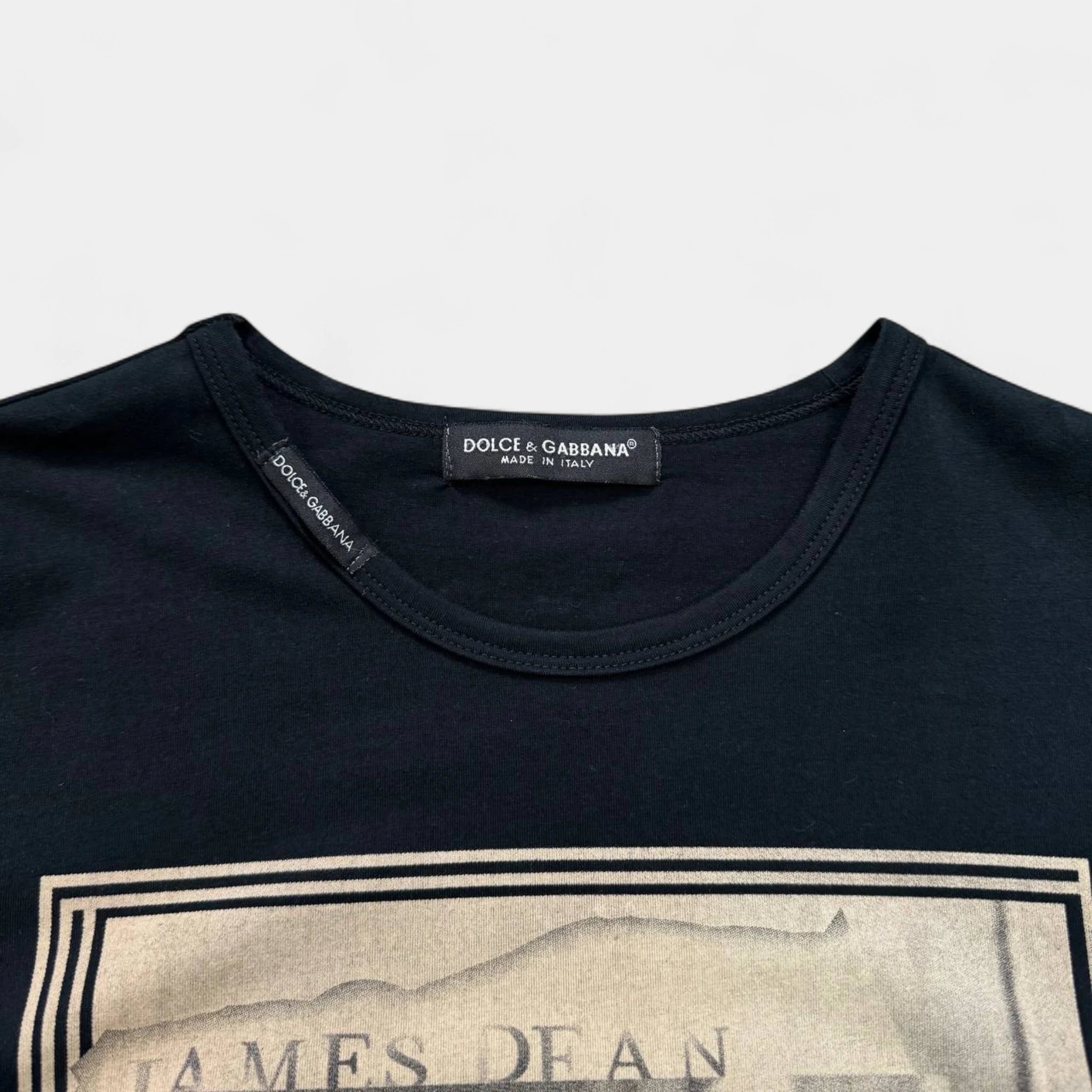 Dolce & Gabbana James Dean Black T-Shirt