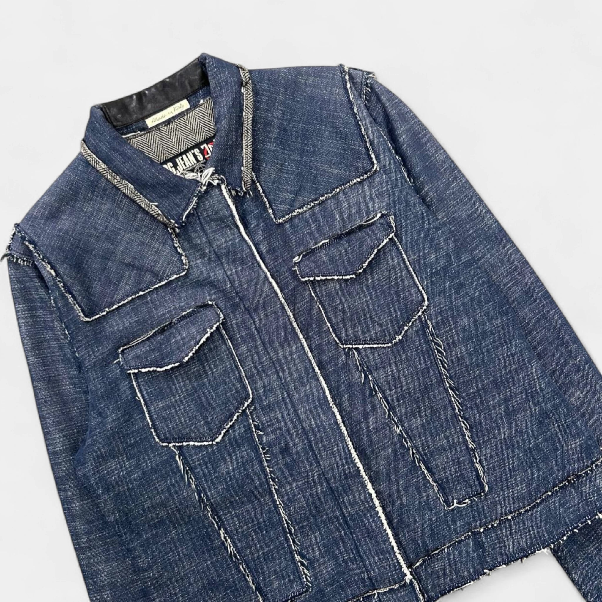 Jean Paul Gaultier 90's Denim Magnet Jacket