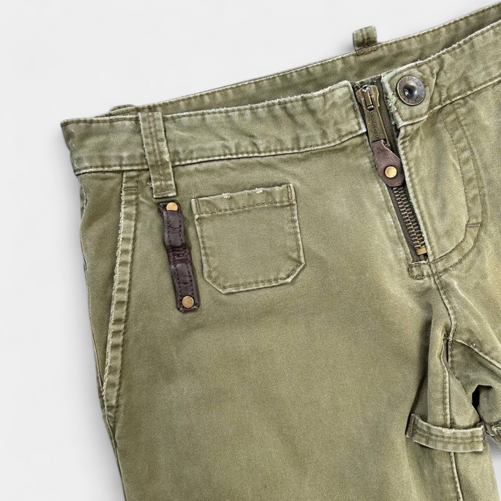 Dsquared2 2000s Cargo Green Pistachio Pants
