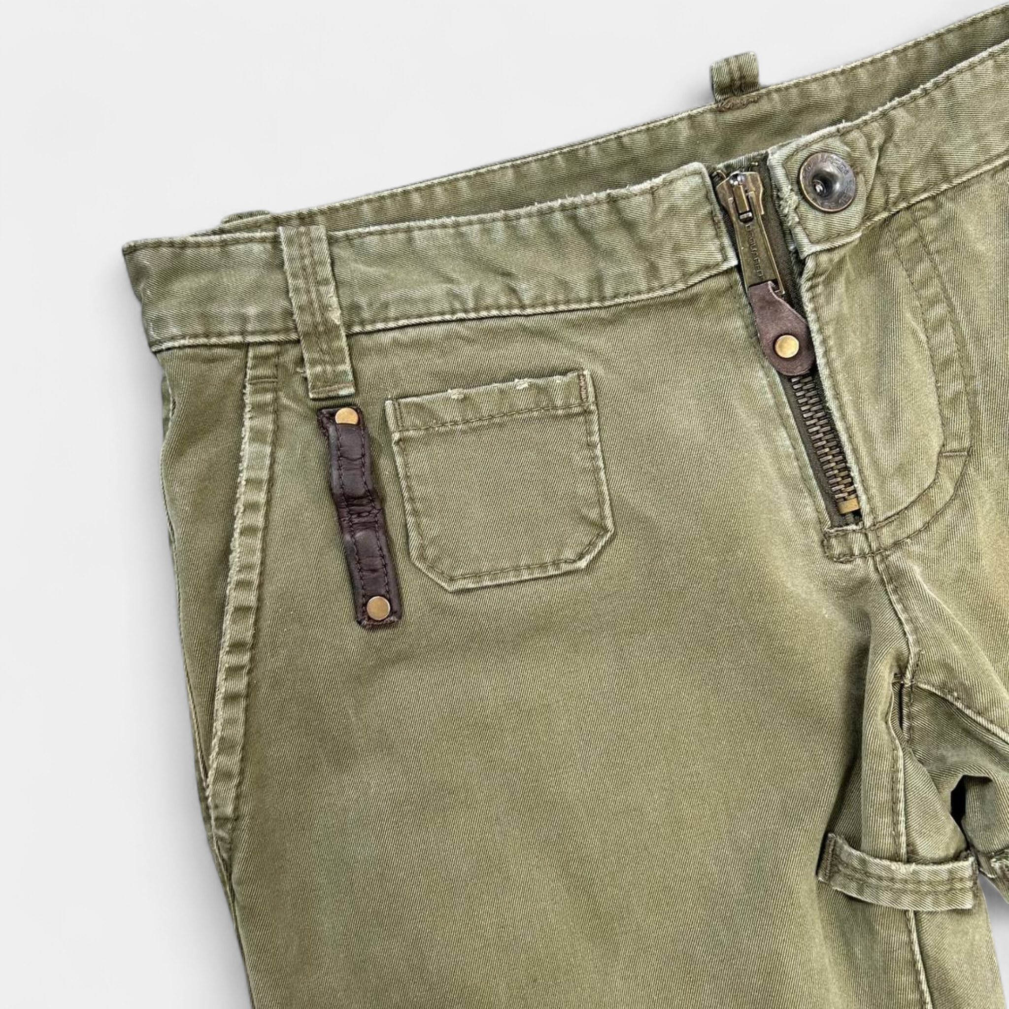Dsquared2 2000s Cargo Green Pistachio Pants