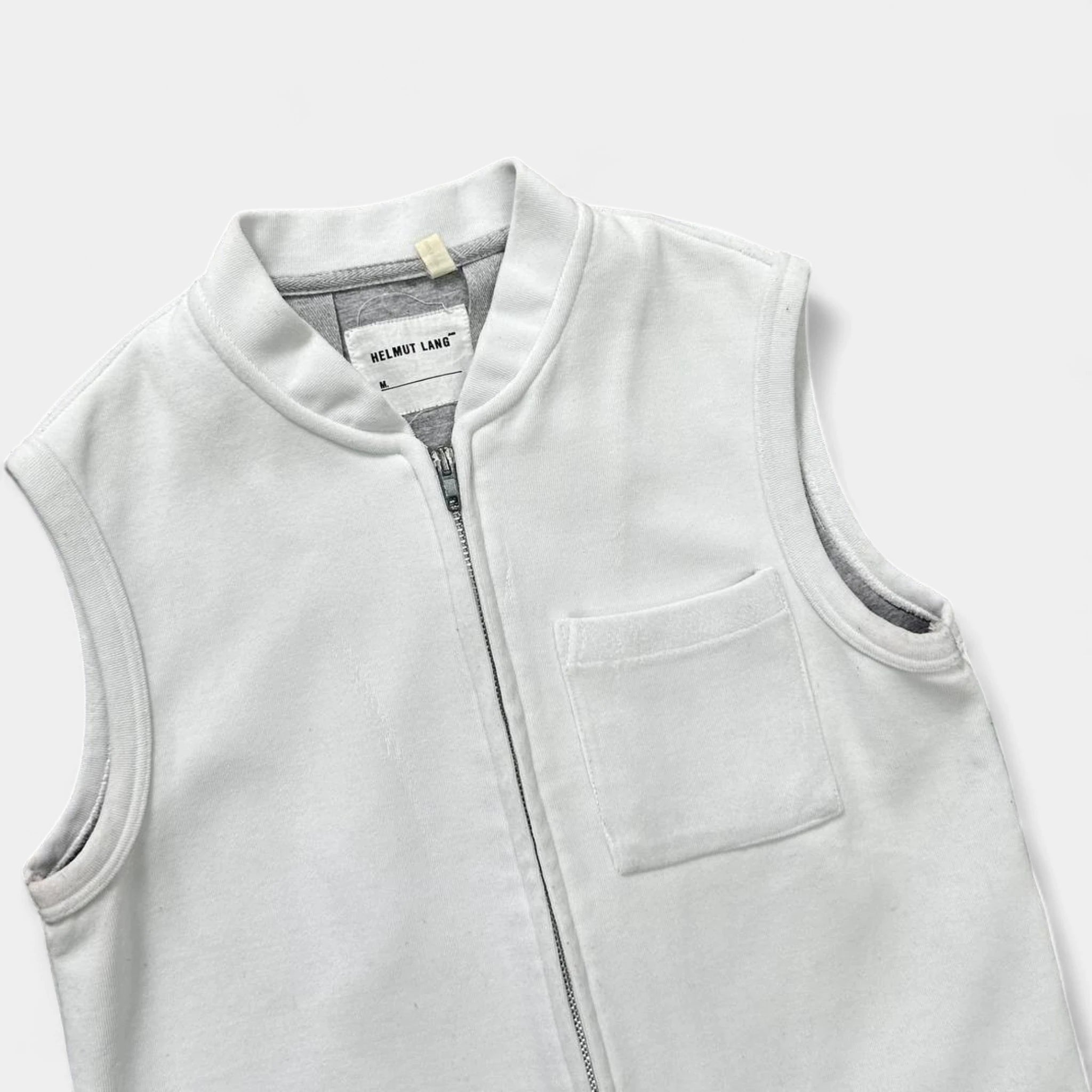 Helmut Lang 1999 Parachute White Vest