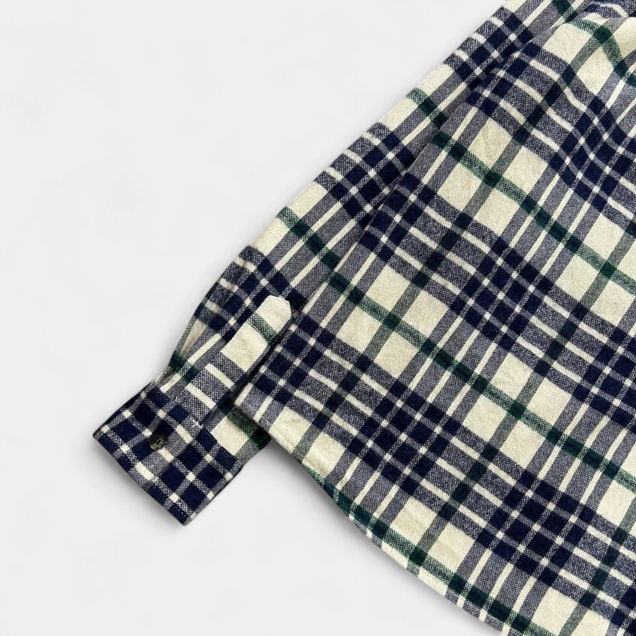 A.P.C. Alpaca Wool Plaid Button Shirt