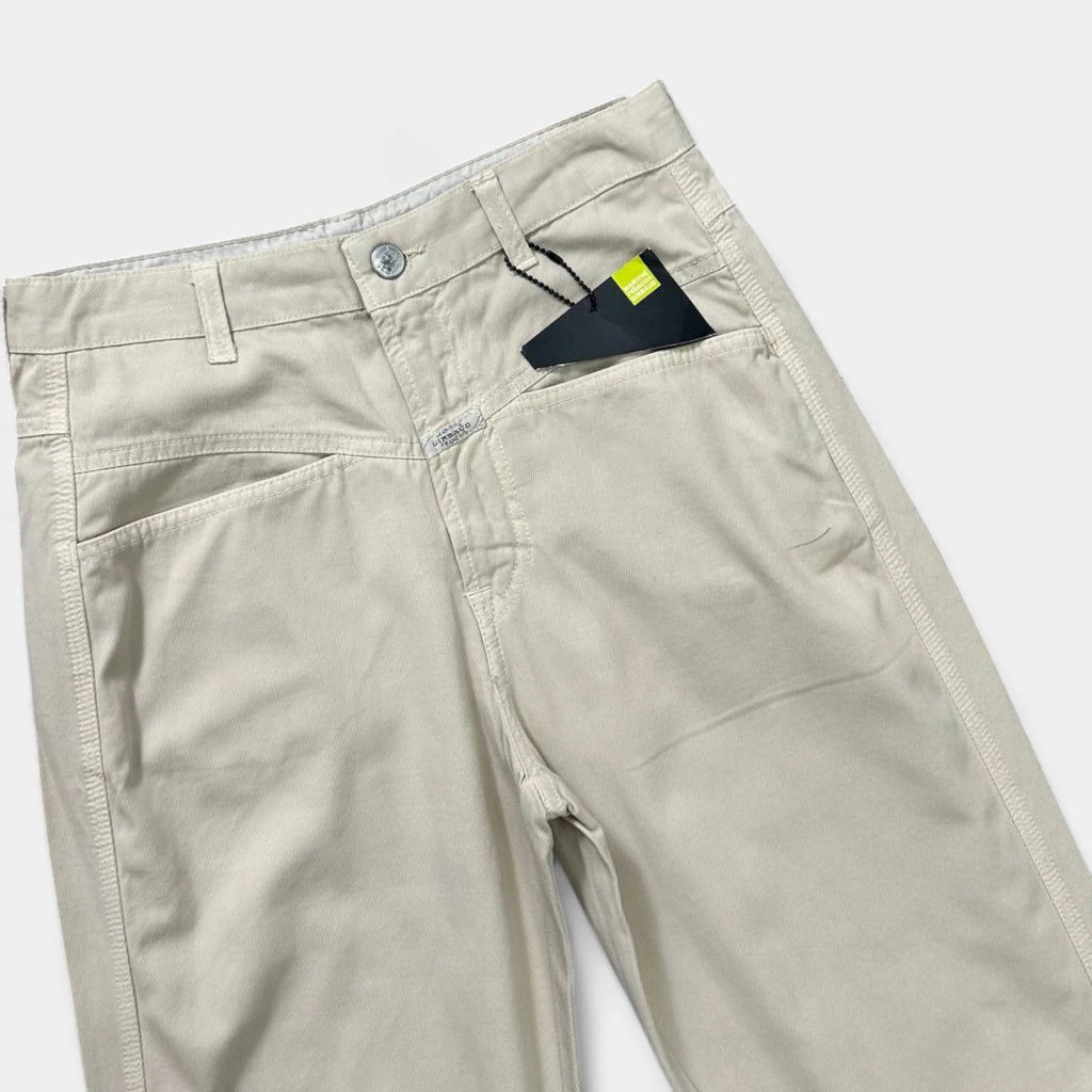 Marithé + François Girbaud 1990s Beige Carpenter Pants