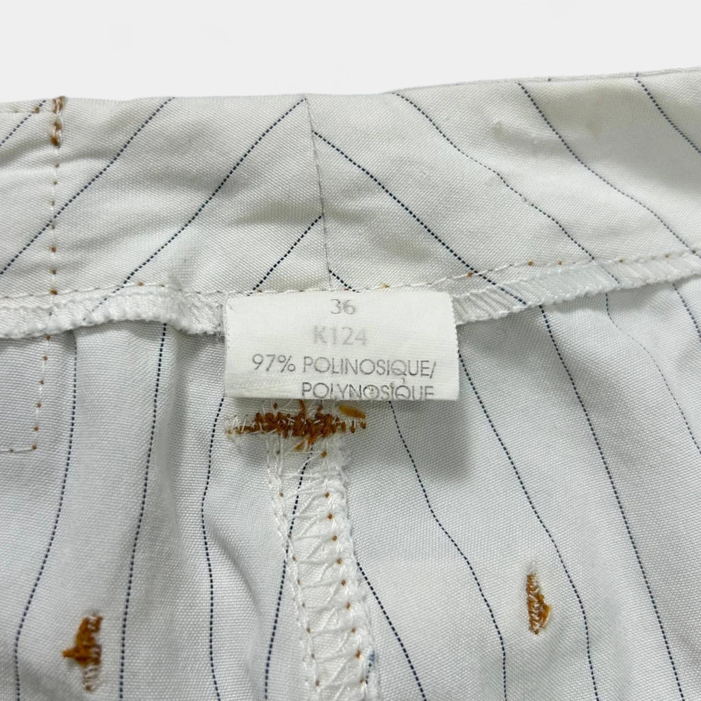 Jean Paul Gaultier Vintage White Striped Pants